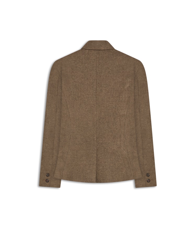 Blazer Sevilha Wool Blend Tabaco