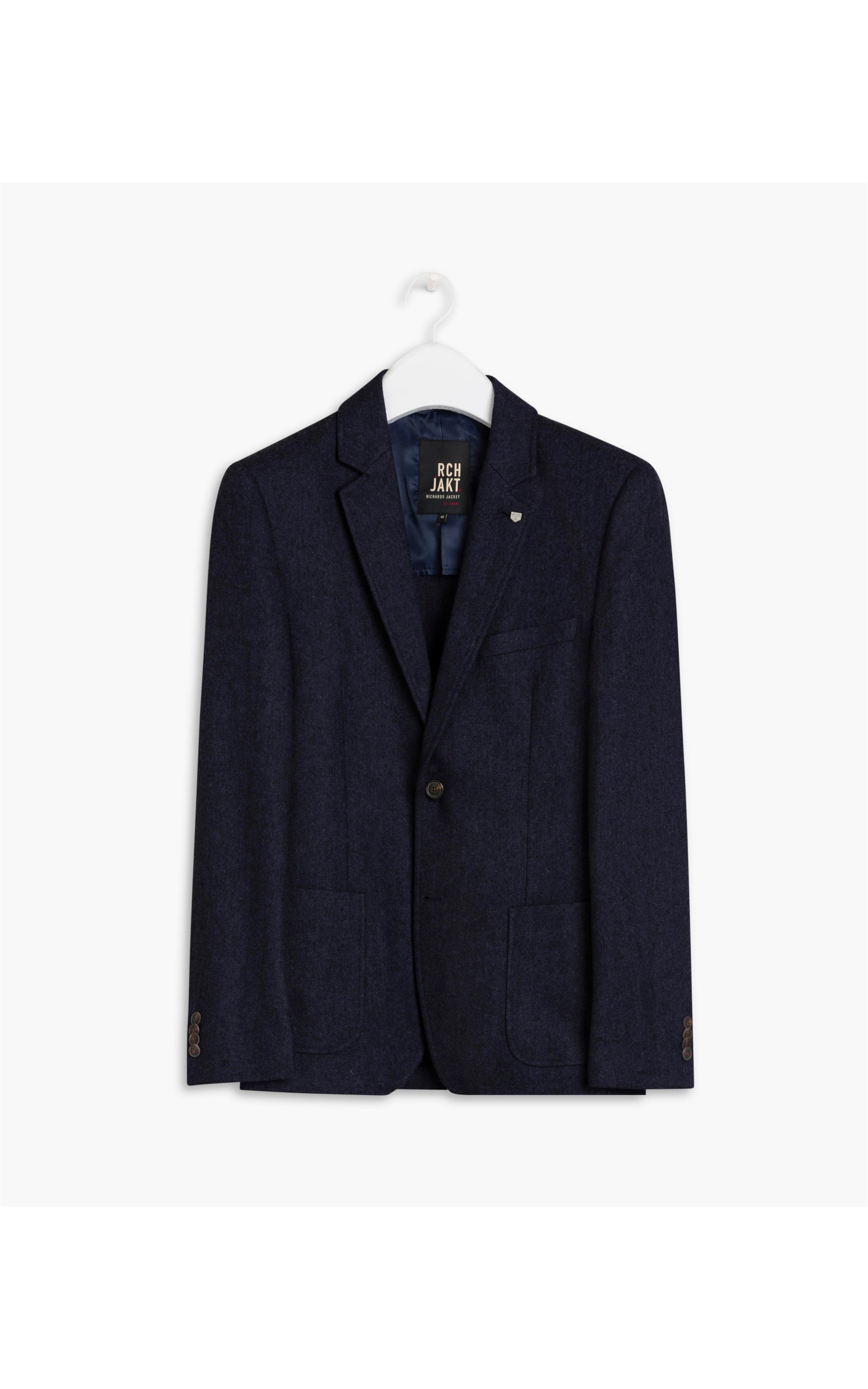 Blazer Tweed Madri Azul Marinho