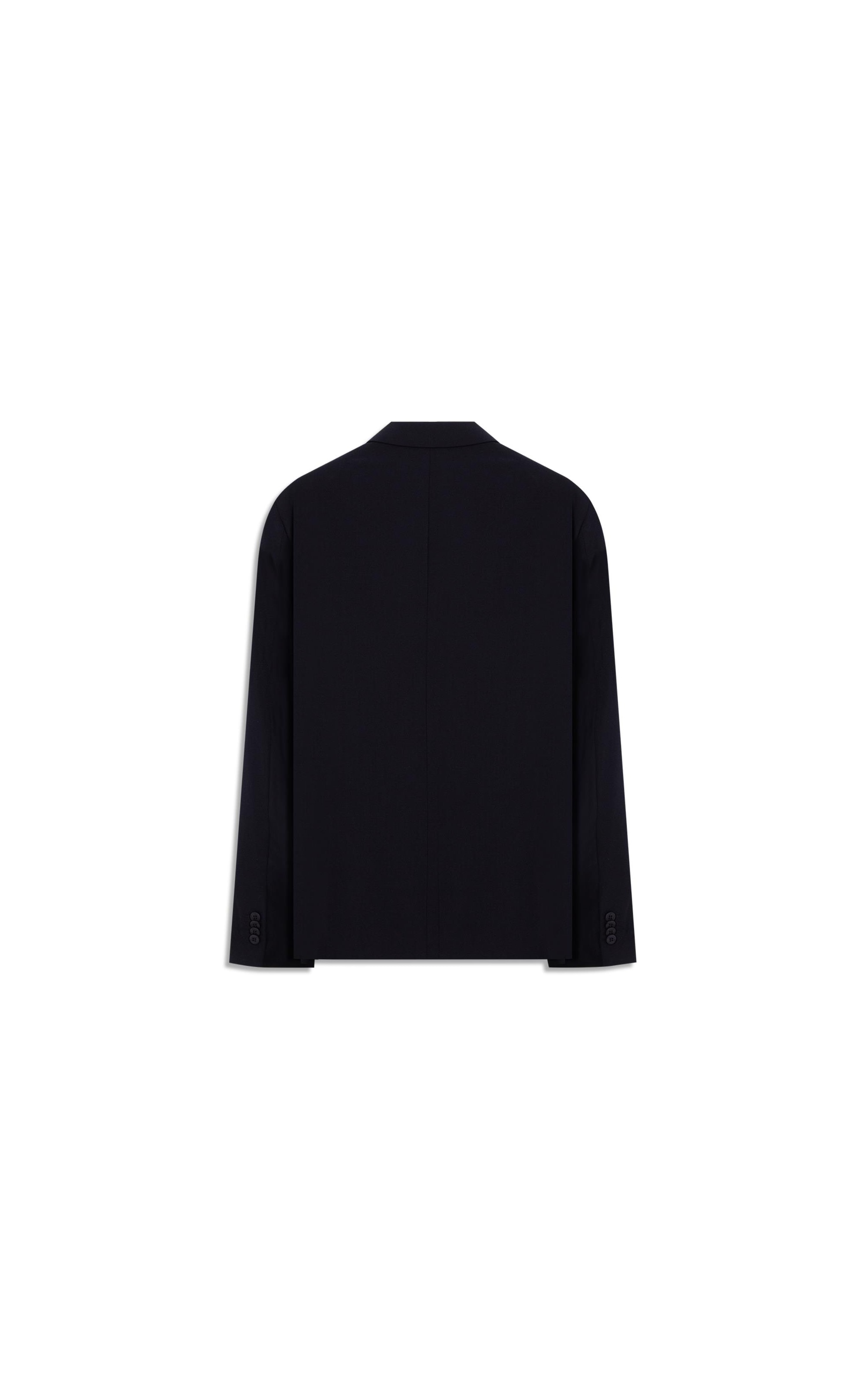 Blazer Wool Blend Dark Navy