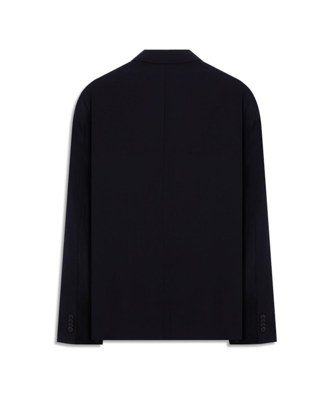 Blazer Wool Blend Dark Navy