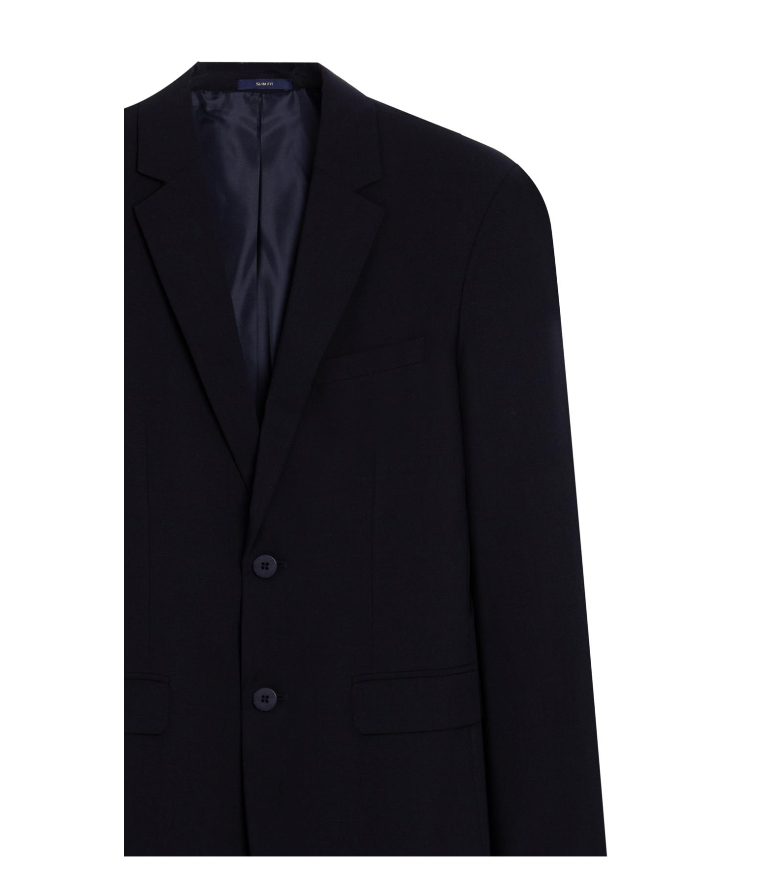 Blazer Wool Blend Dark Navy