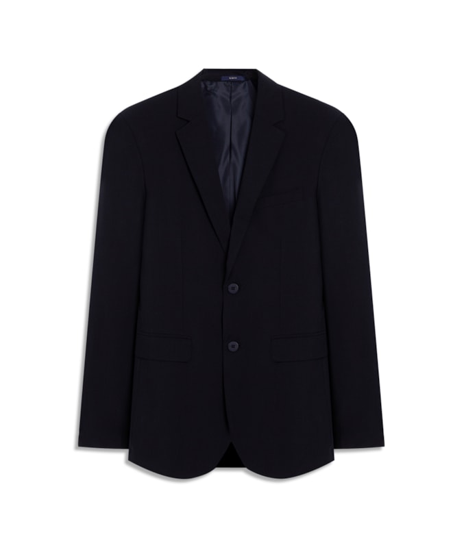Blazer Wool Blend Dark Navy