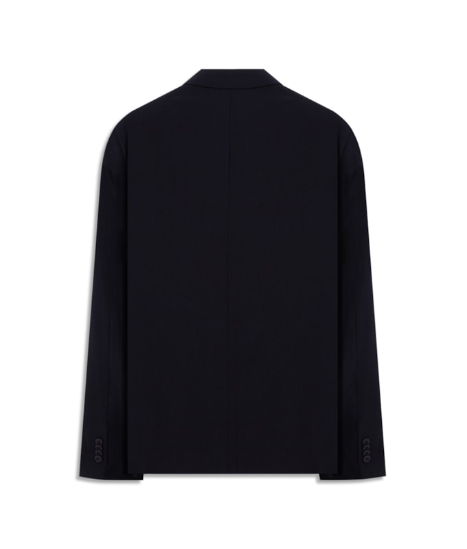 Blazer Wool Blend Dark Navy