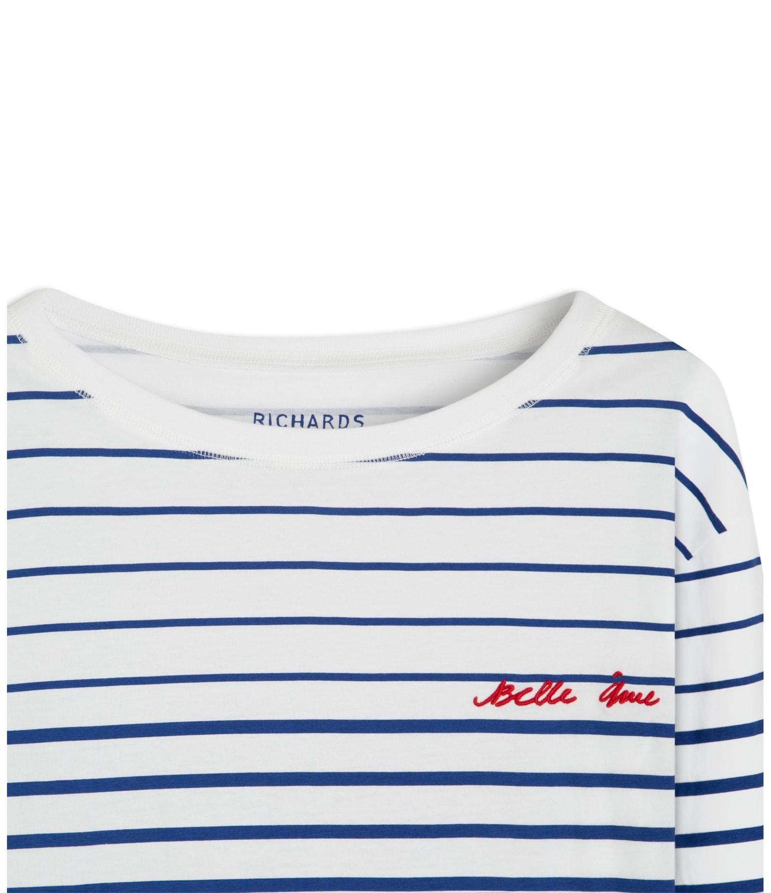Blusa Ali Listrada Ml Marinho