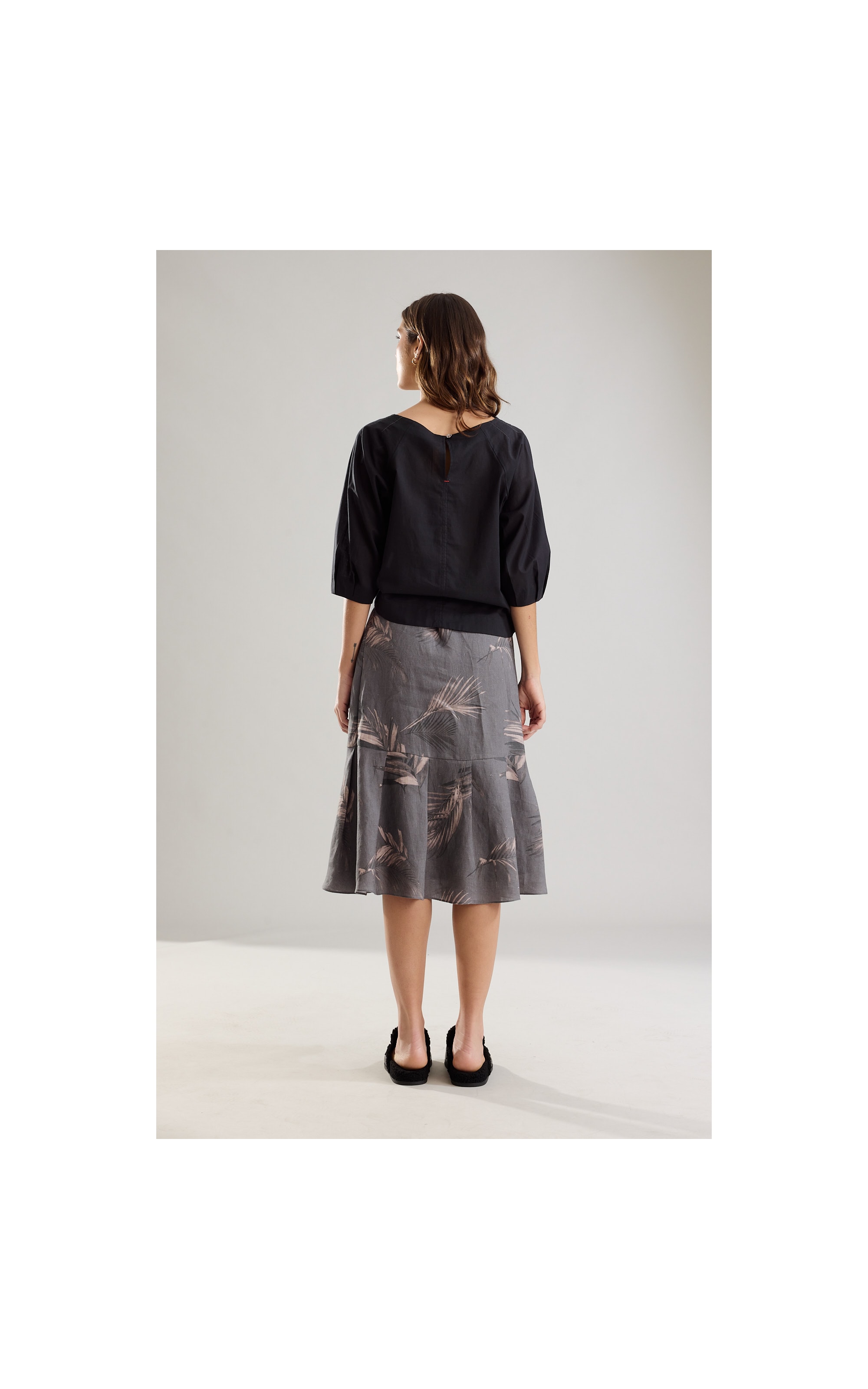 Blusa Alice Algodao Preto
