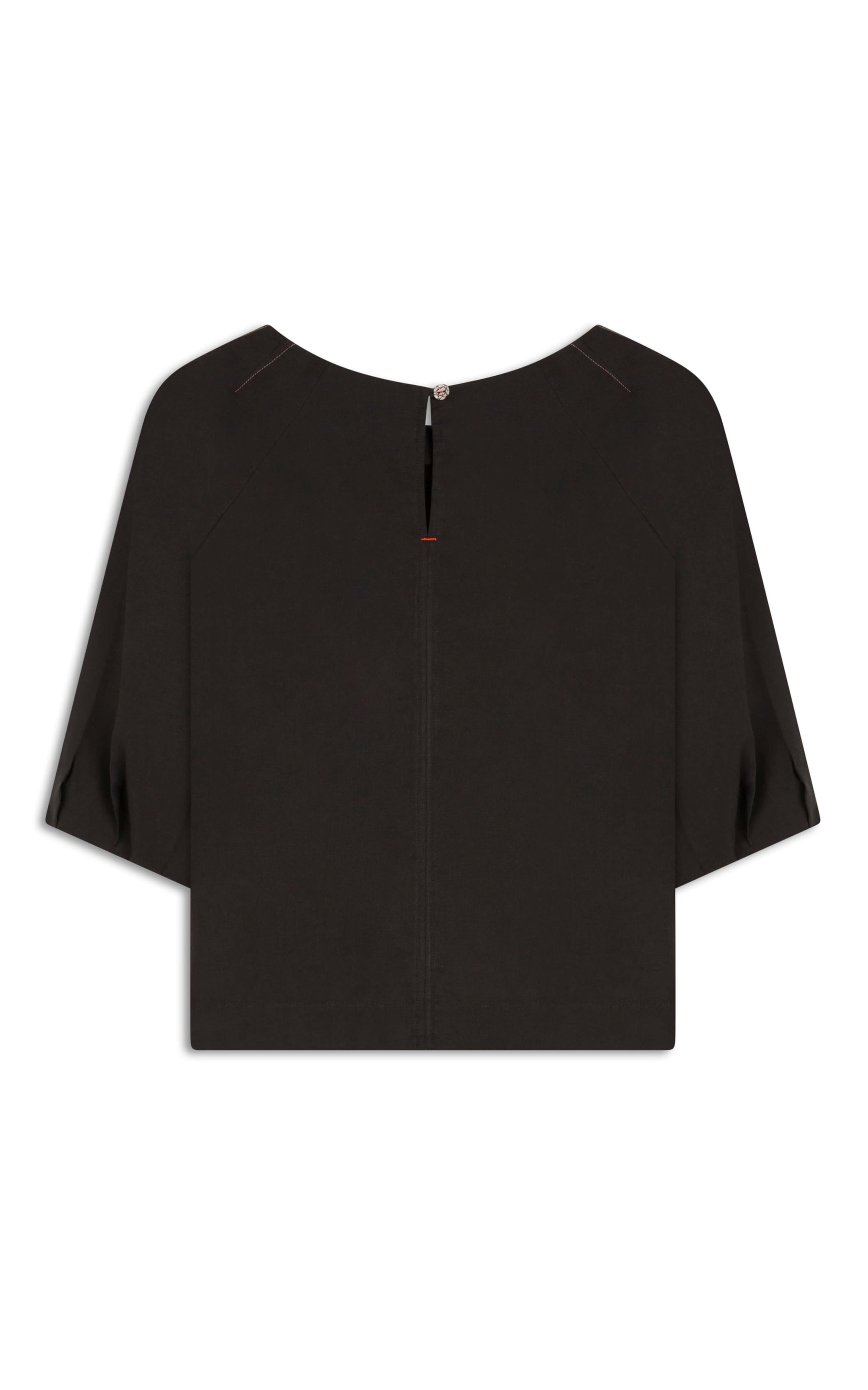 Blusa Alice Algodao Preto