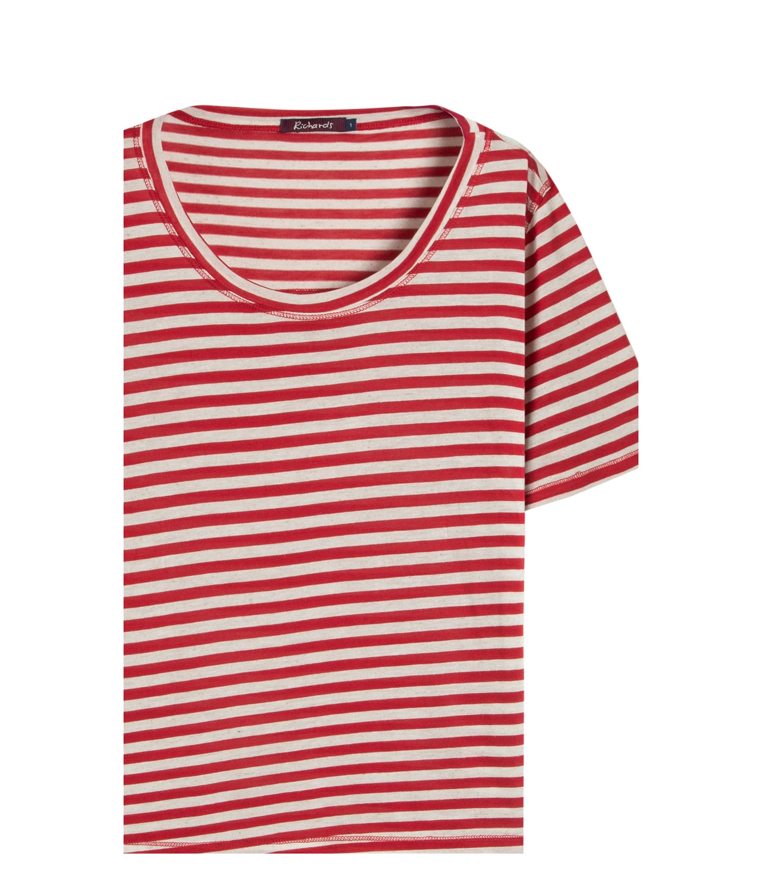 Blusa Andrea Listrada Lb Vermelho