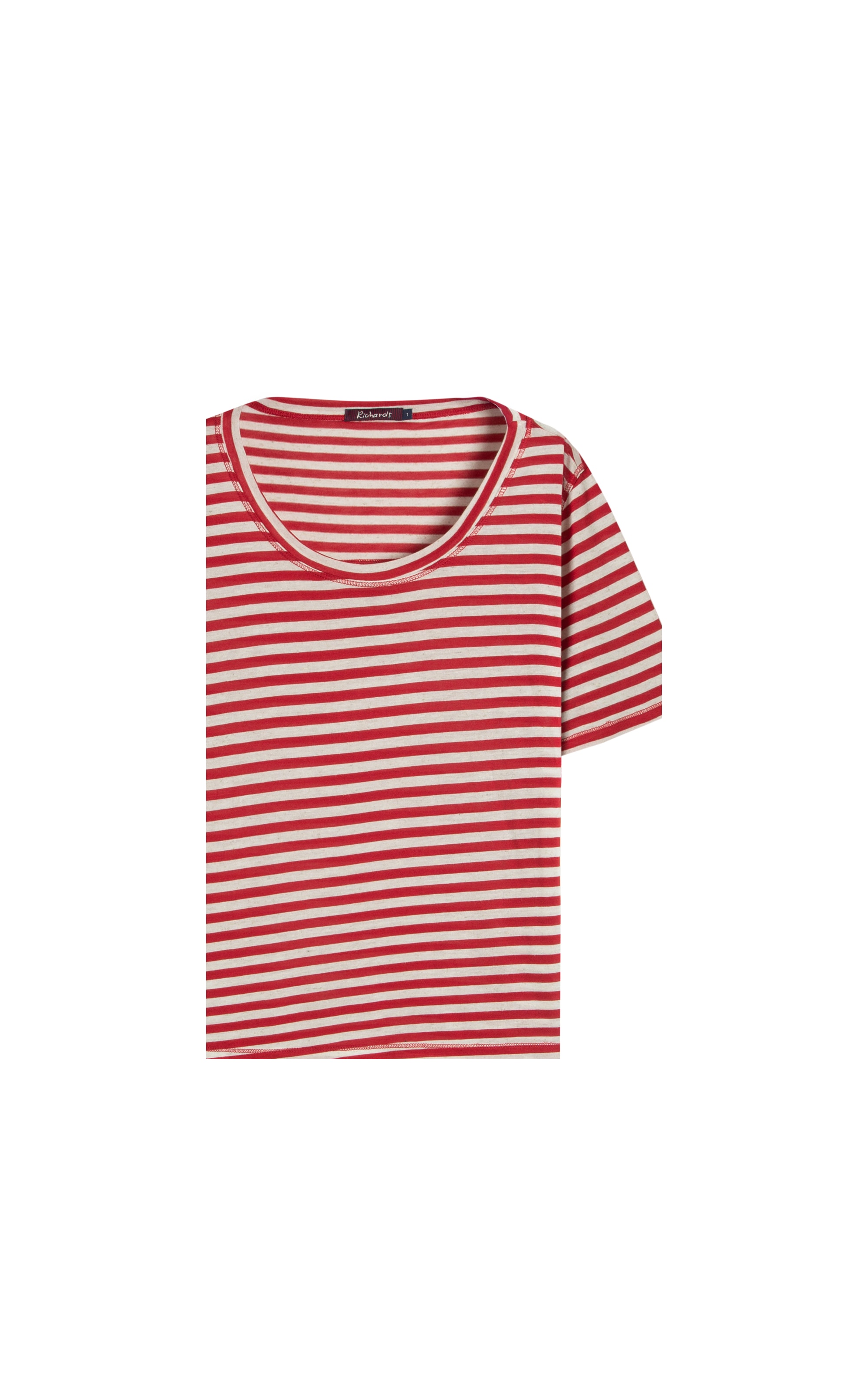 Blusa Andrea Listrada Lb Vermelho