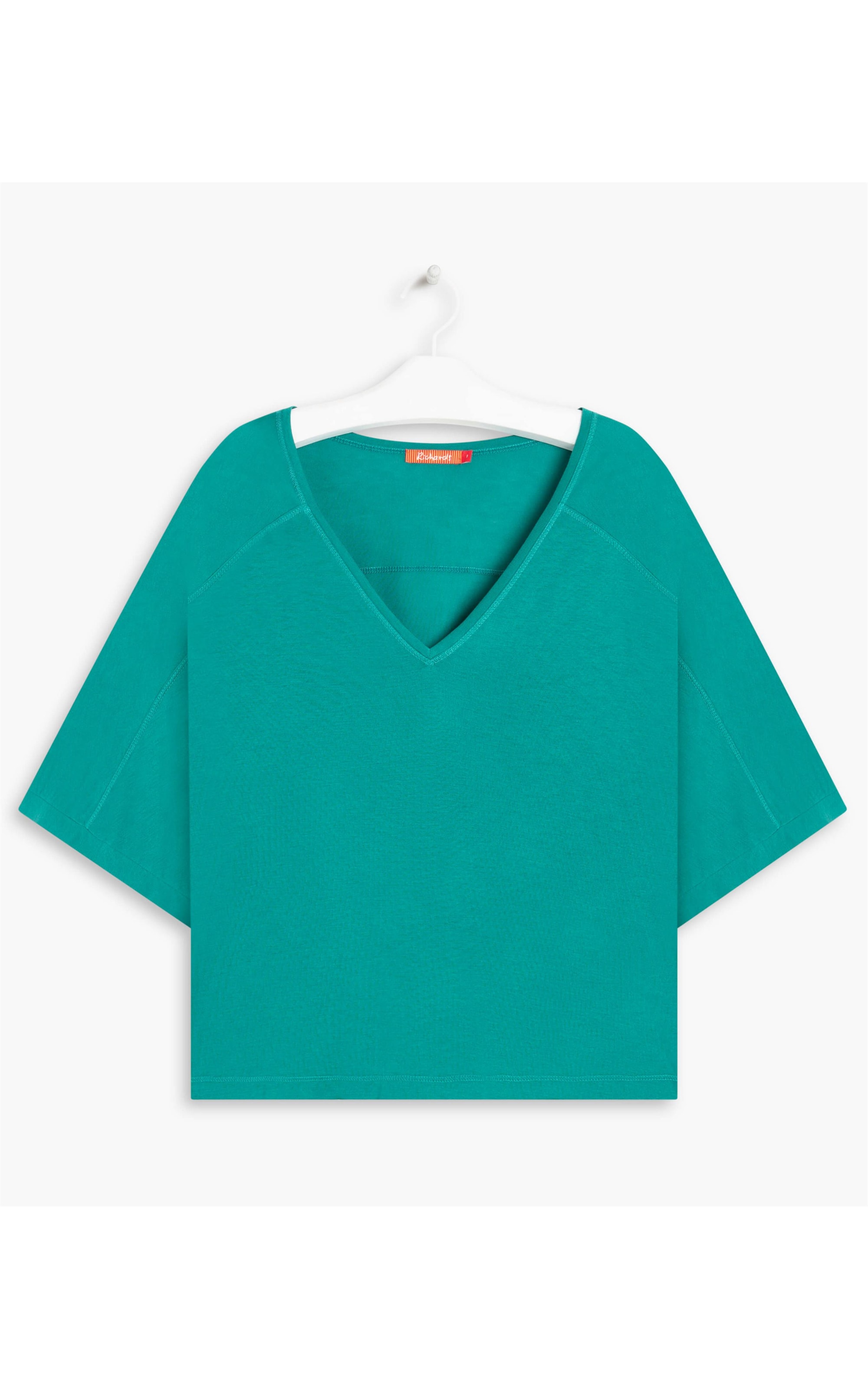 Blusa Arabela Liso Verde Bandeira