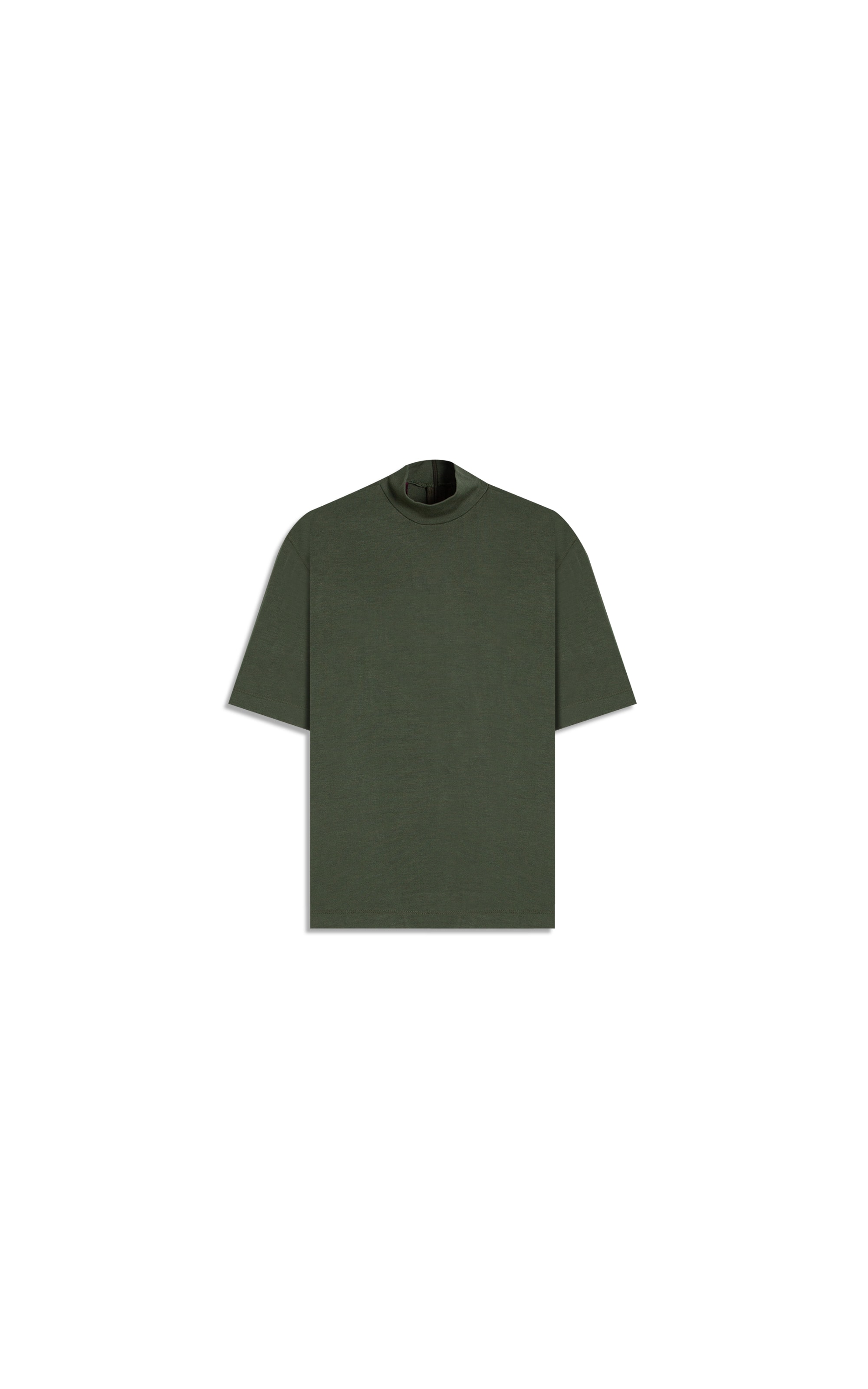 Blusa Aurora Gola Alta Lisa Mc Verde Militar