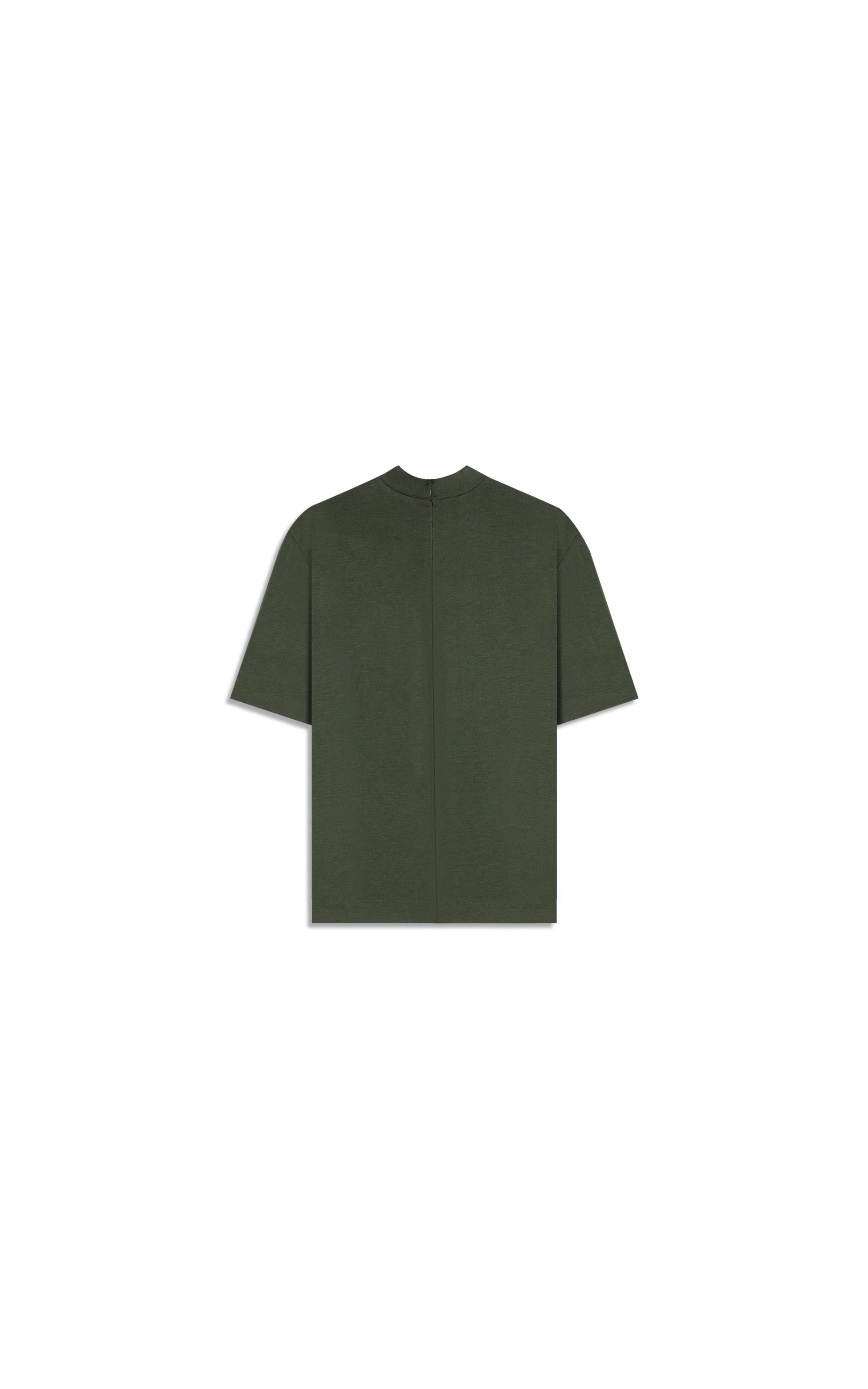 Blusa Aurora Gola Alta Lisa Mc Verde Militar