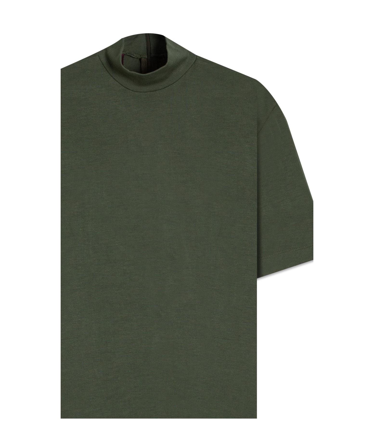 Blusa Aurora Gola Alta Lisa Mc Verde Militar