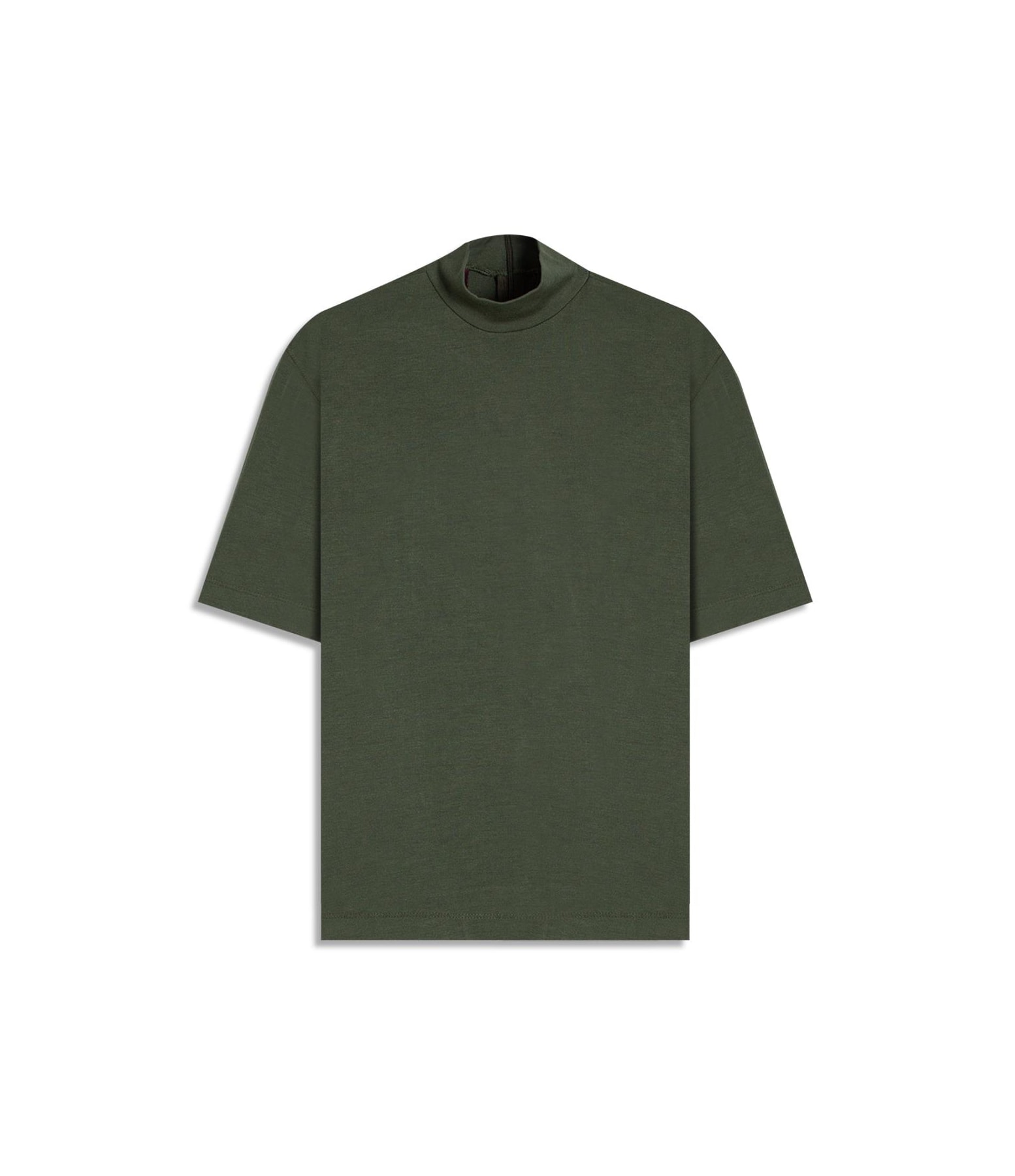 Blusa Aurora Gola Alta Lisa Mc Verde Militar