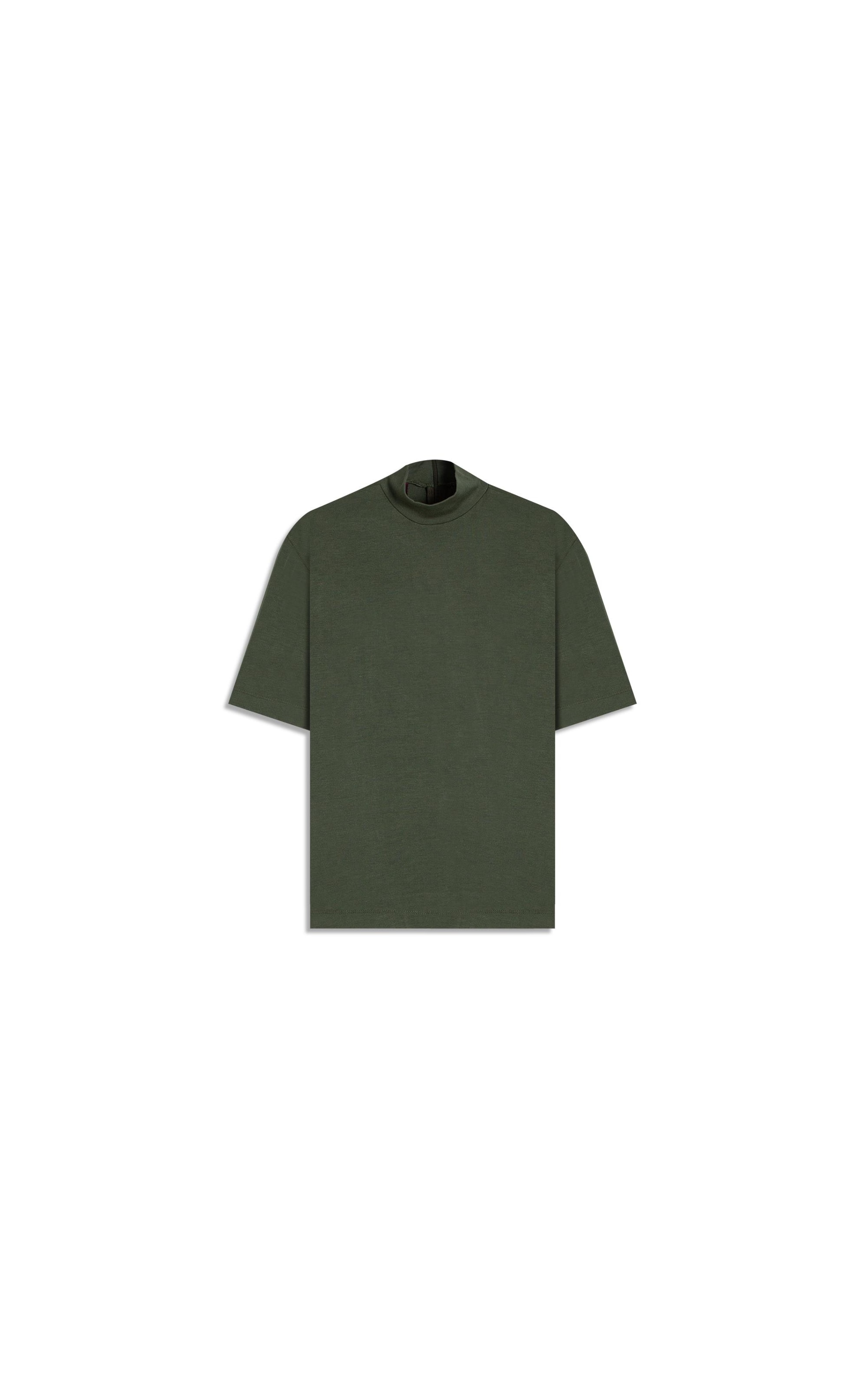 Blusa Aurora Gola Alta Lisa Mc Verde Militar