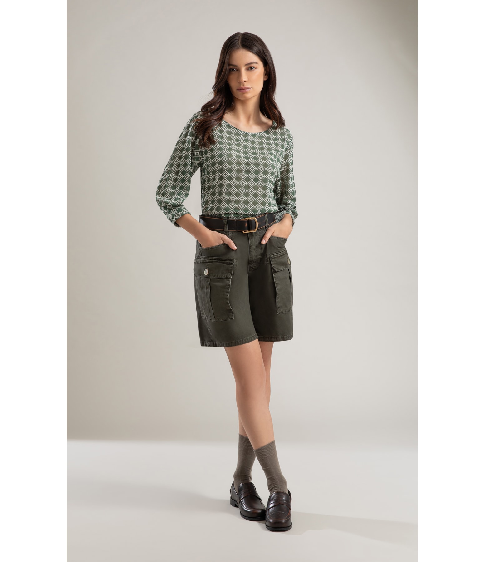 Blusa Bella Laise Floresta
