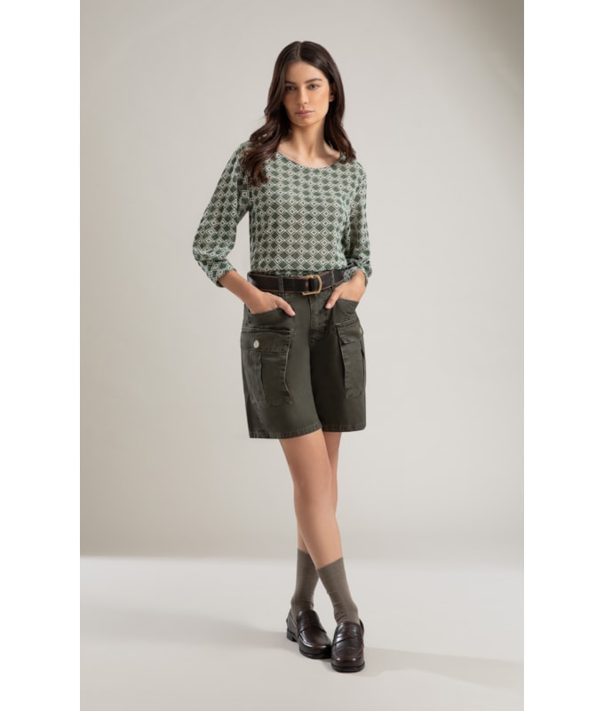 Blusa Bella Laise Floresta