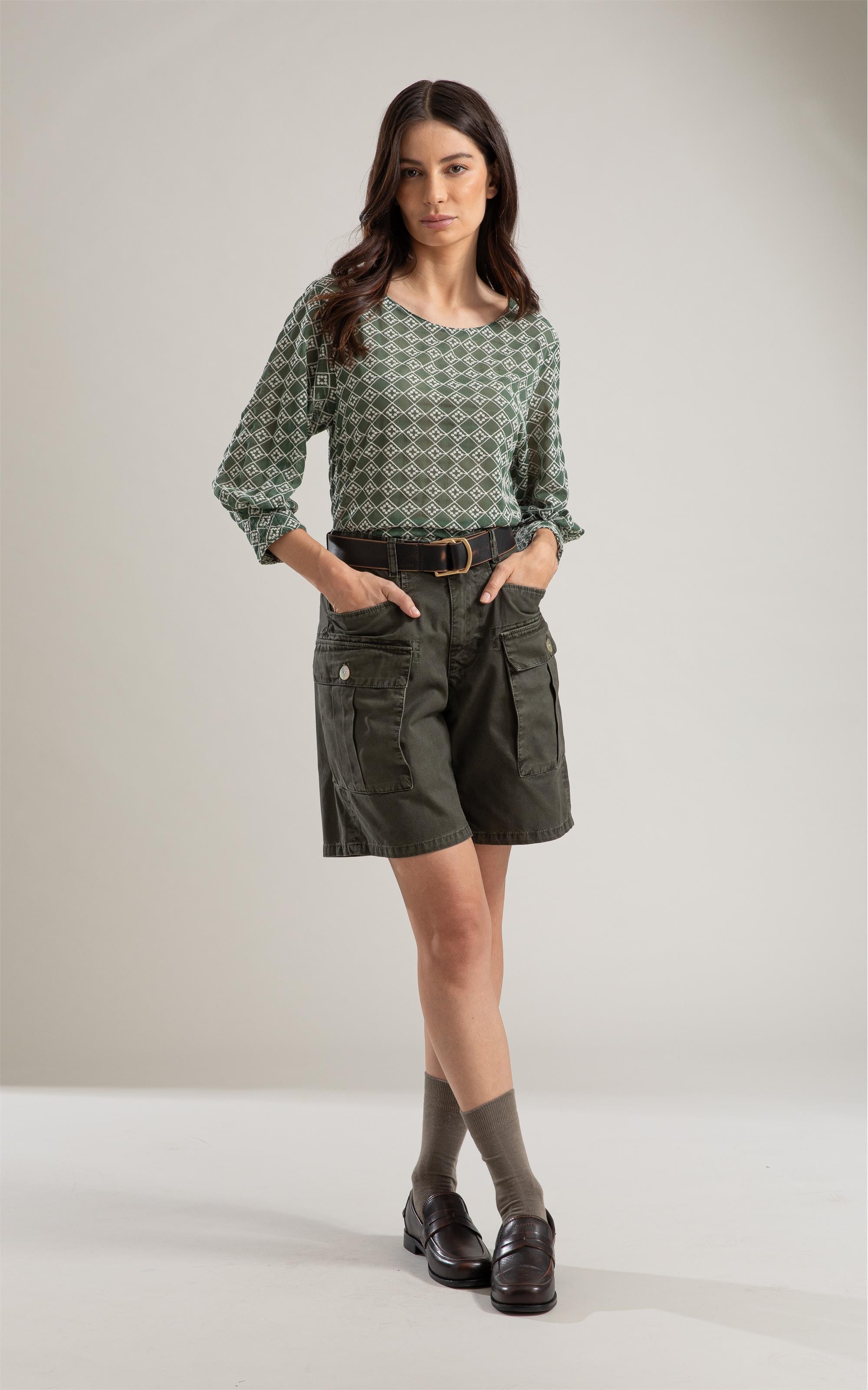 Blusa Bella Laise Floresta