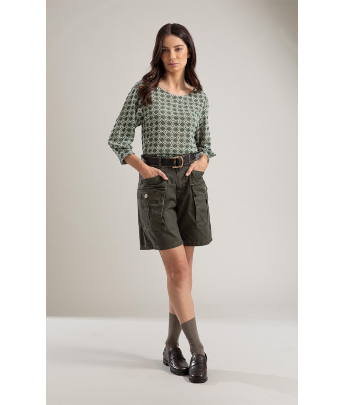 Blusa Bella Laise Floresta