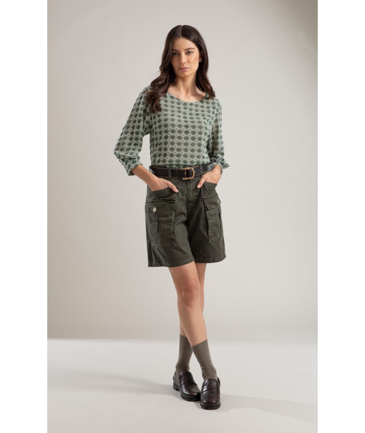 Blusa Bella Laise Floresta