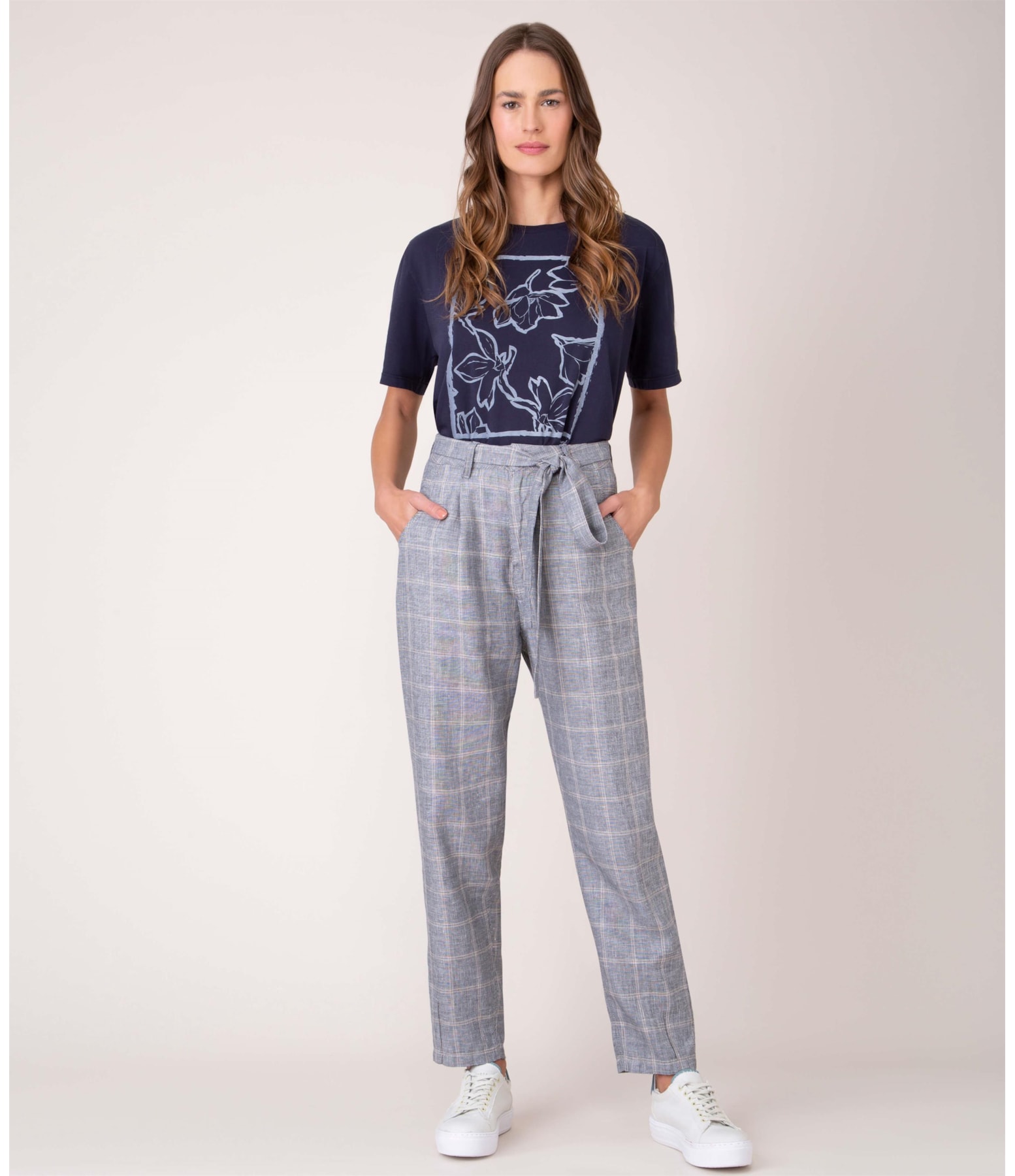 Blusa Bella Silkada Marinho