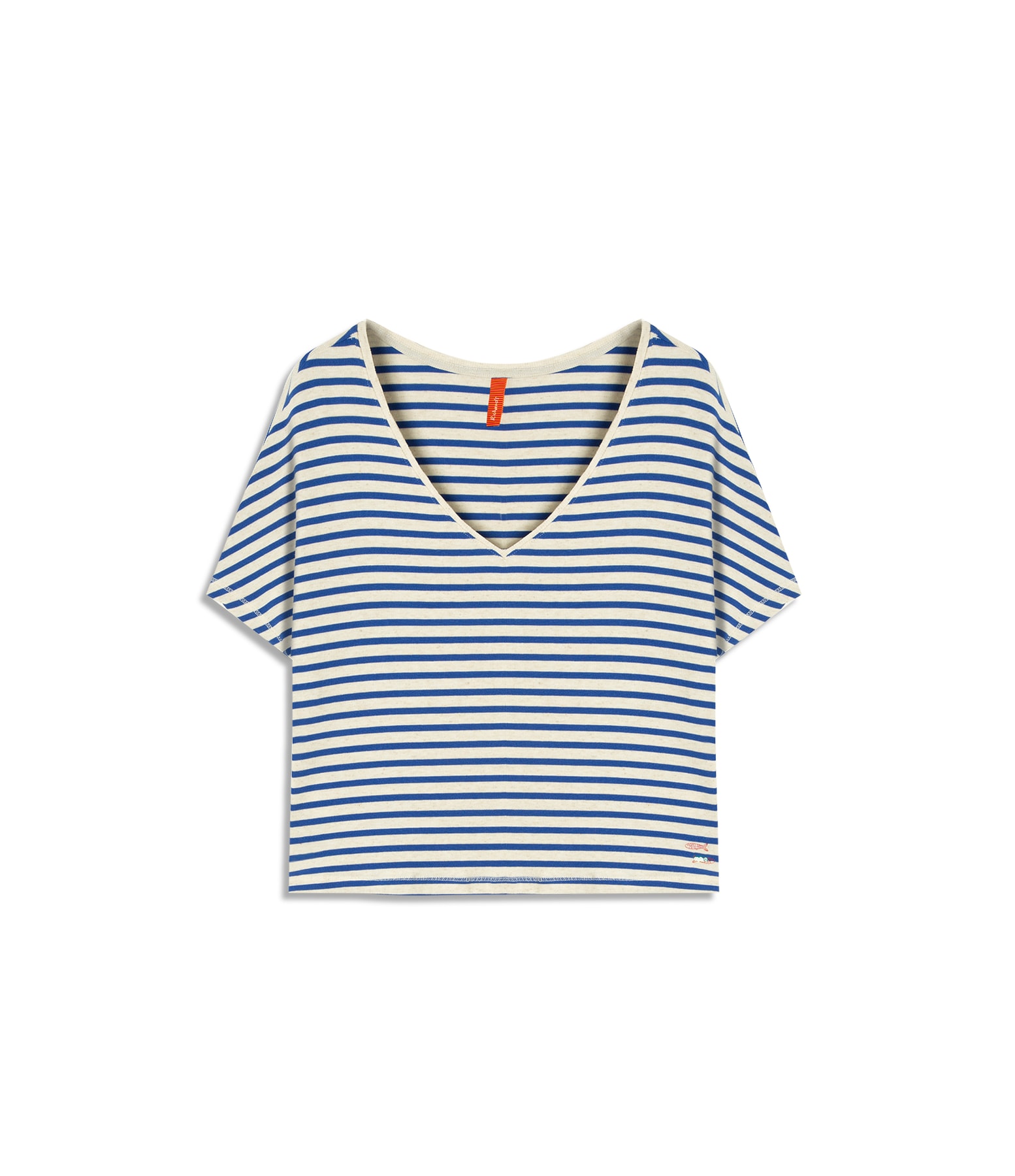 Blusa Beth Listrada Lb Azul Bic