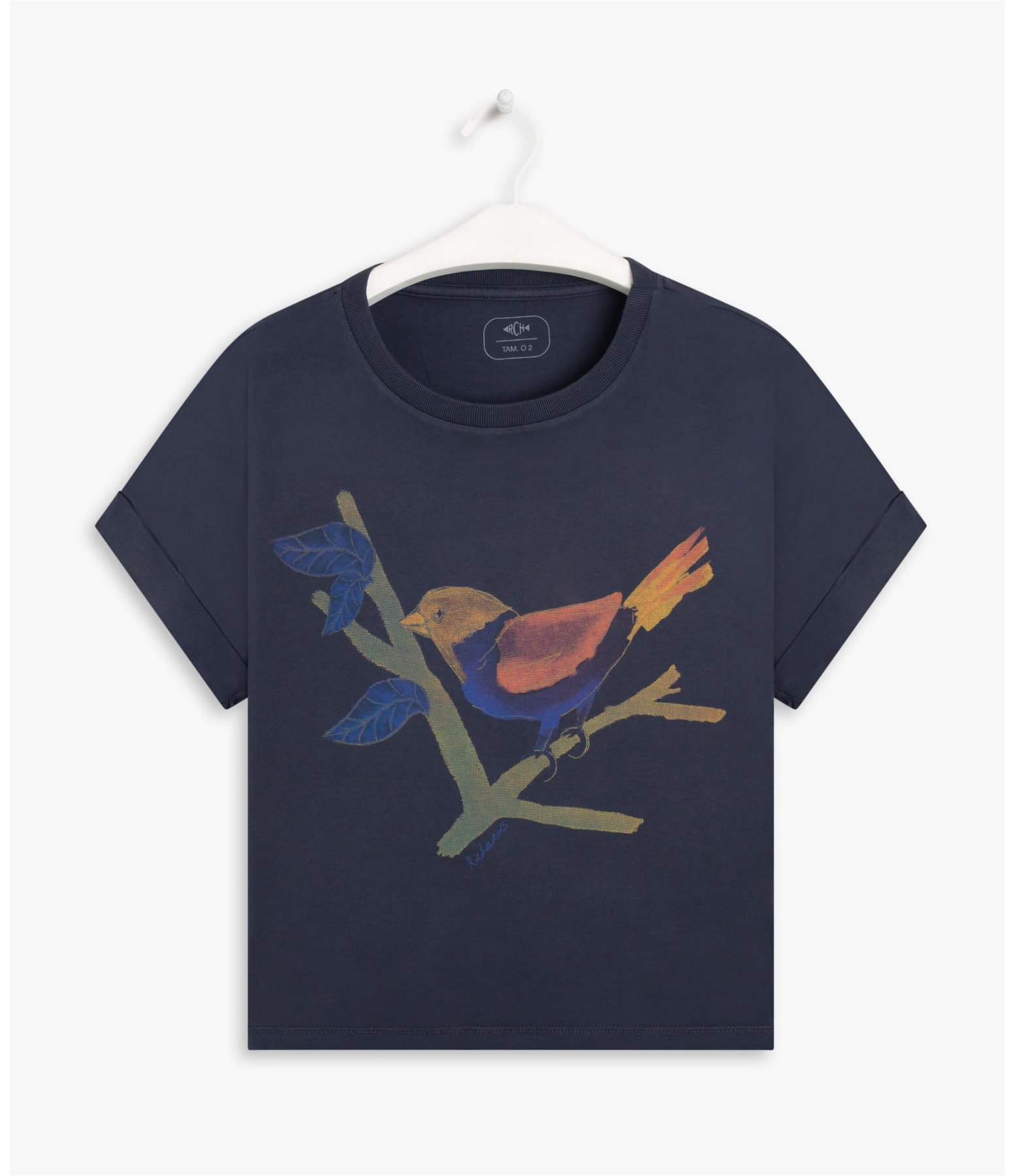 Blusa Bird Gd Marinho