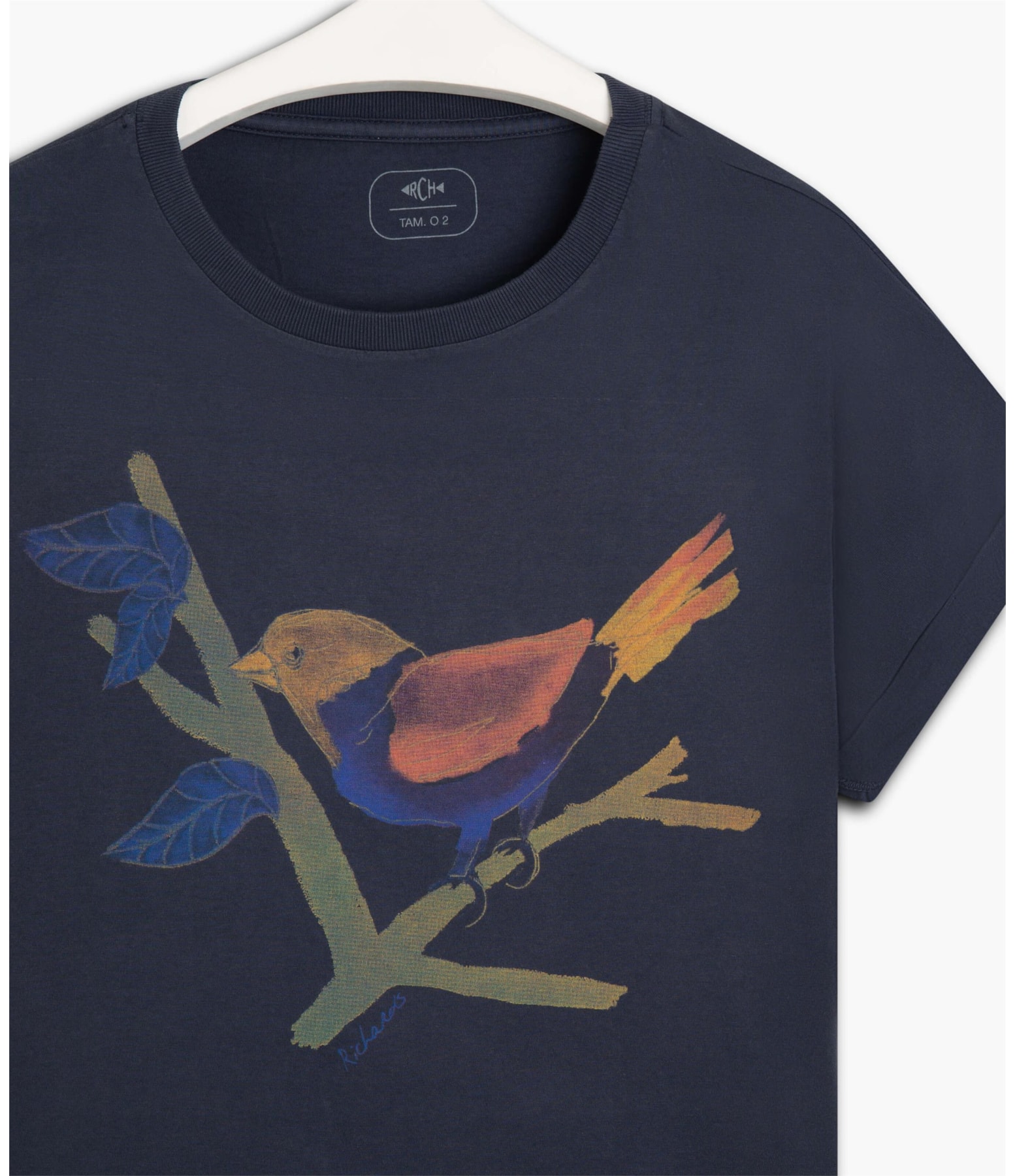 Blusa Bird Gd Marinho