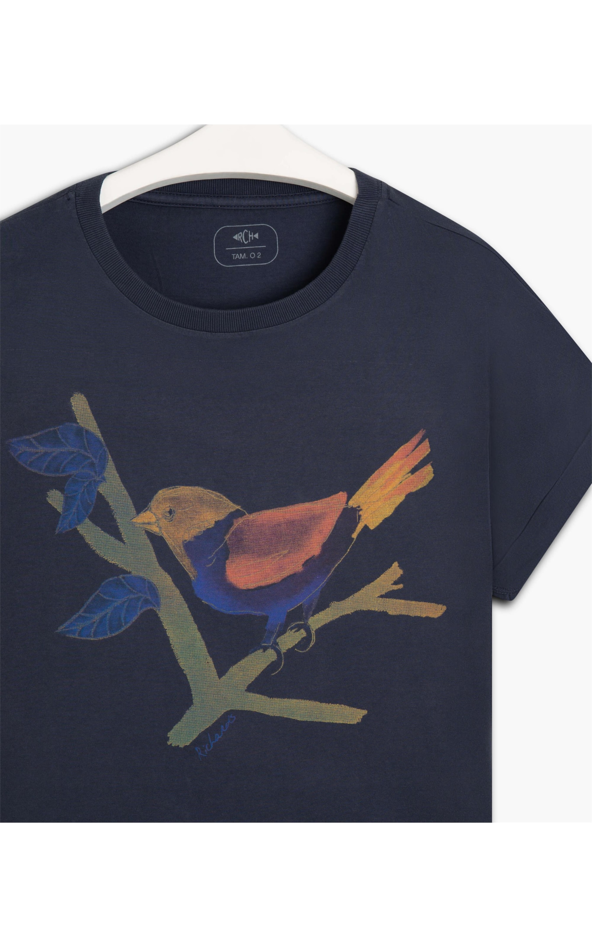 Blusa Bird Gd Marinho