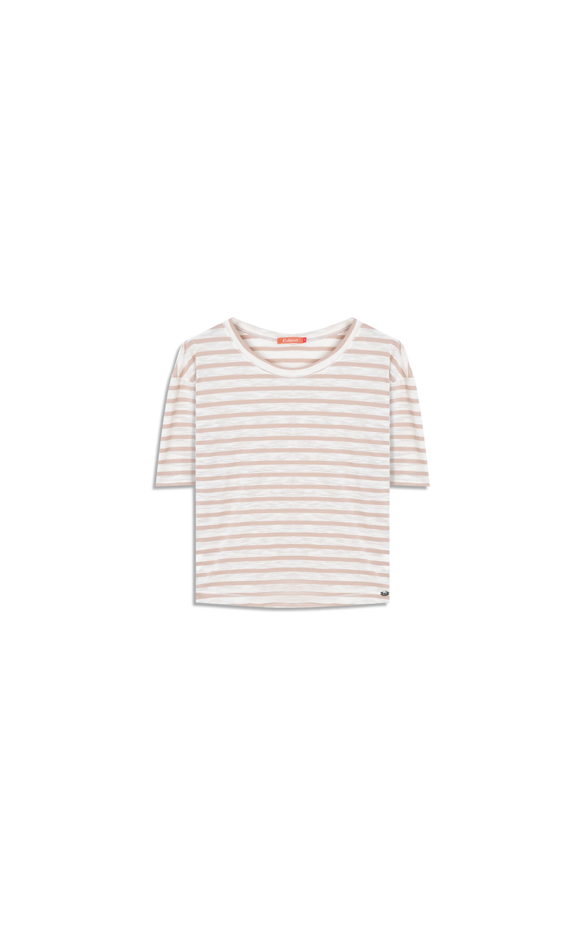 Blusa Camille Listrada Algodão Bege