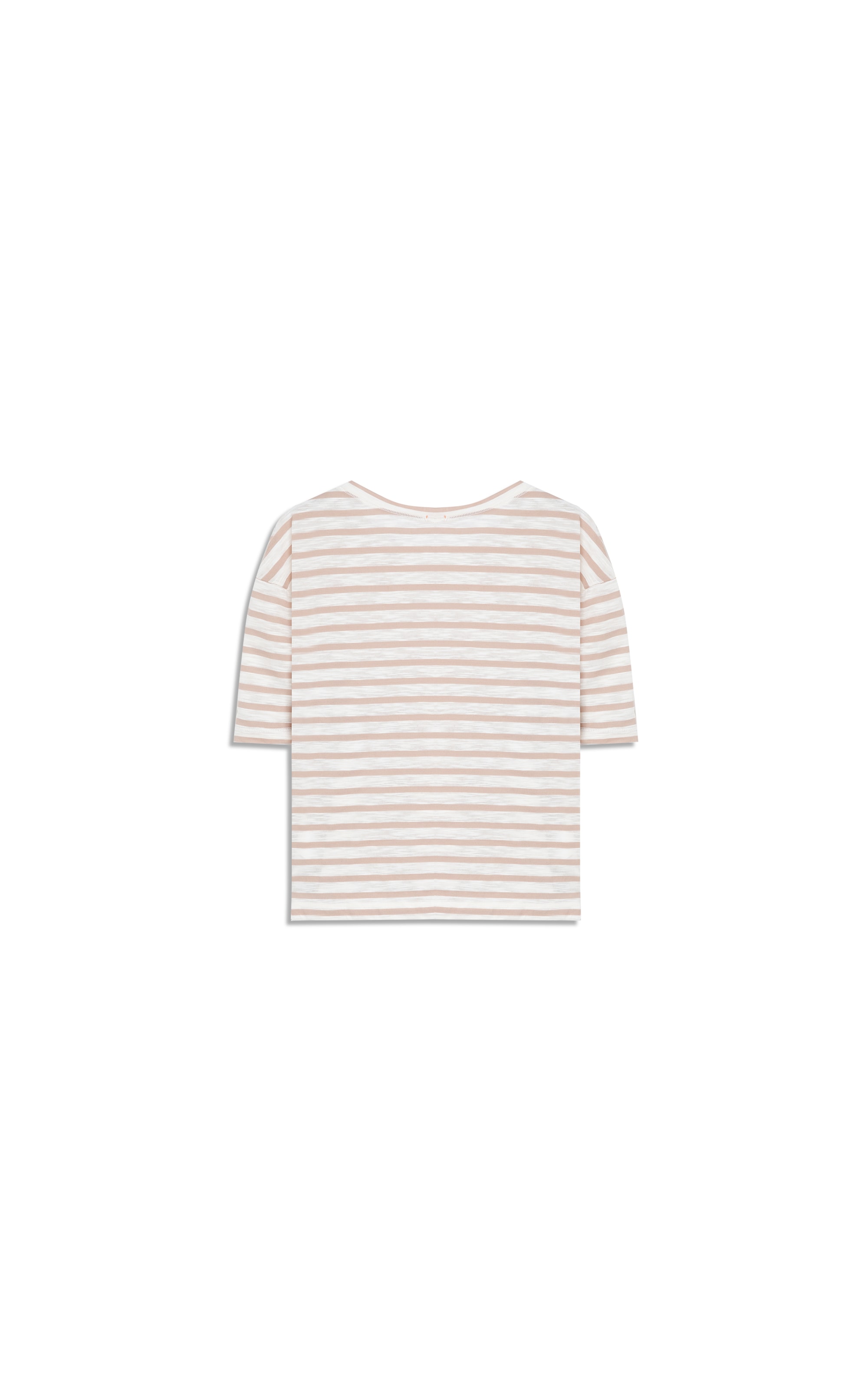 Blusa Camille Listrada Algodão Bege