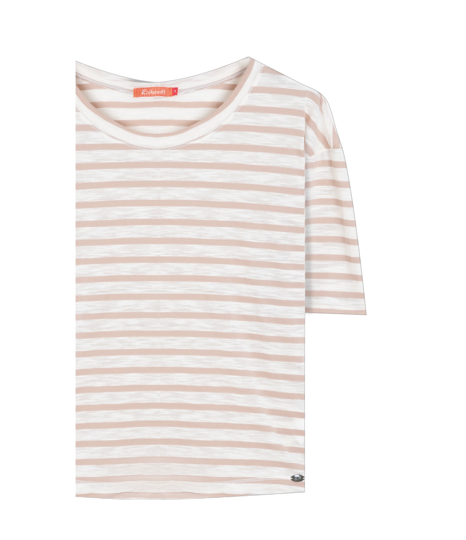 Blusa Camille Listrada Algodão Bege
