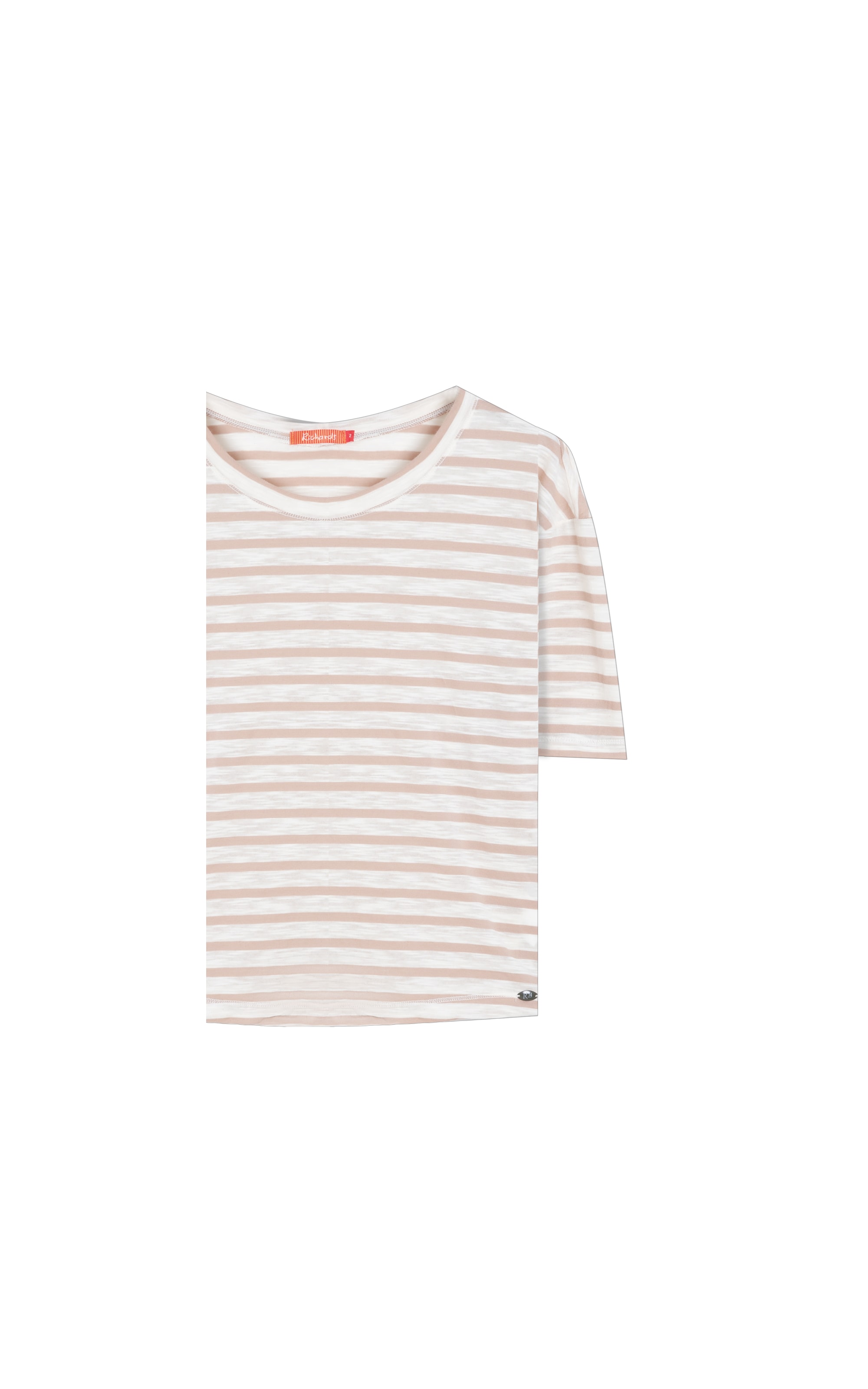Blusa Camille Listrada Algodão Bege