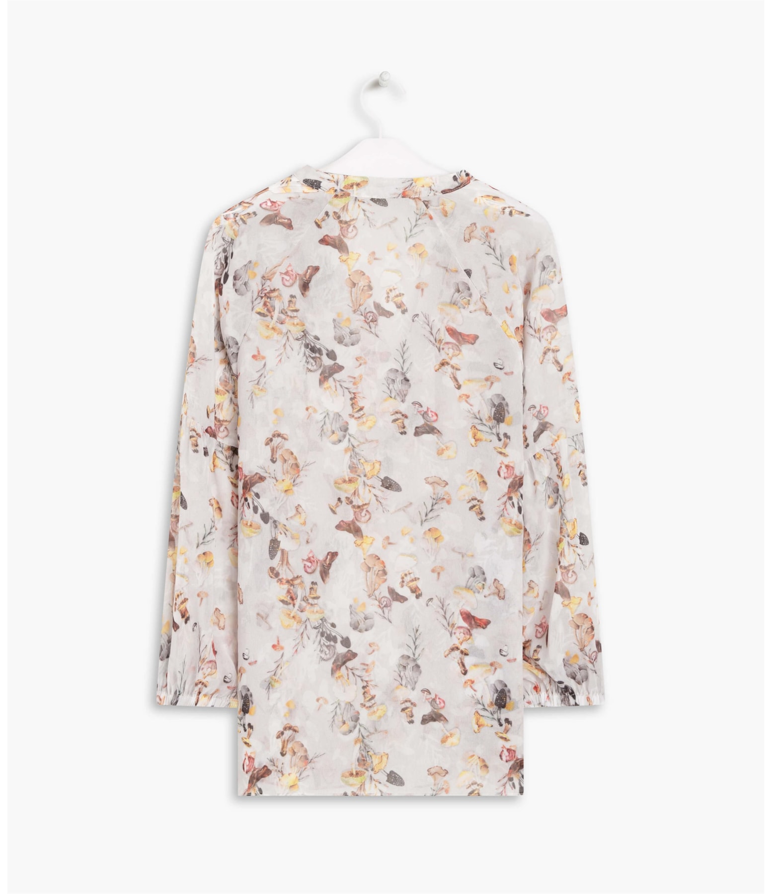 Blusa Cape Est. Flower Drops Natural