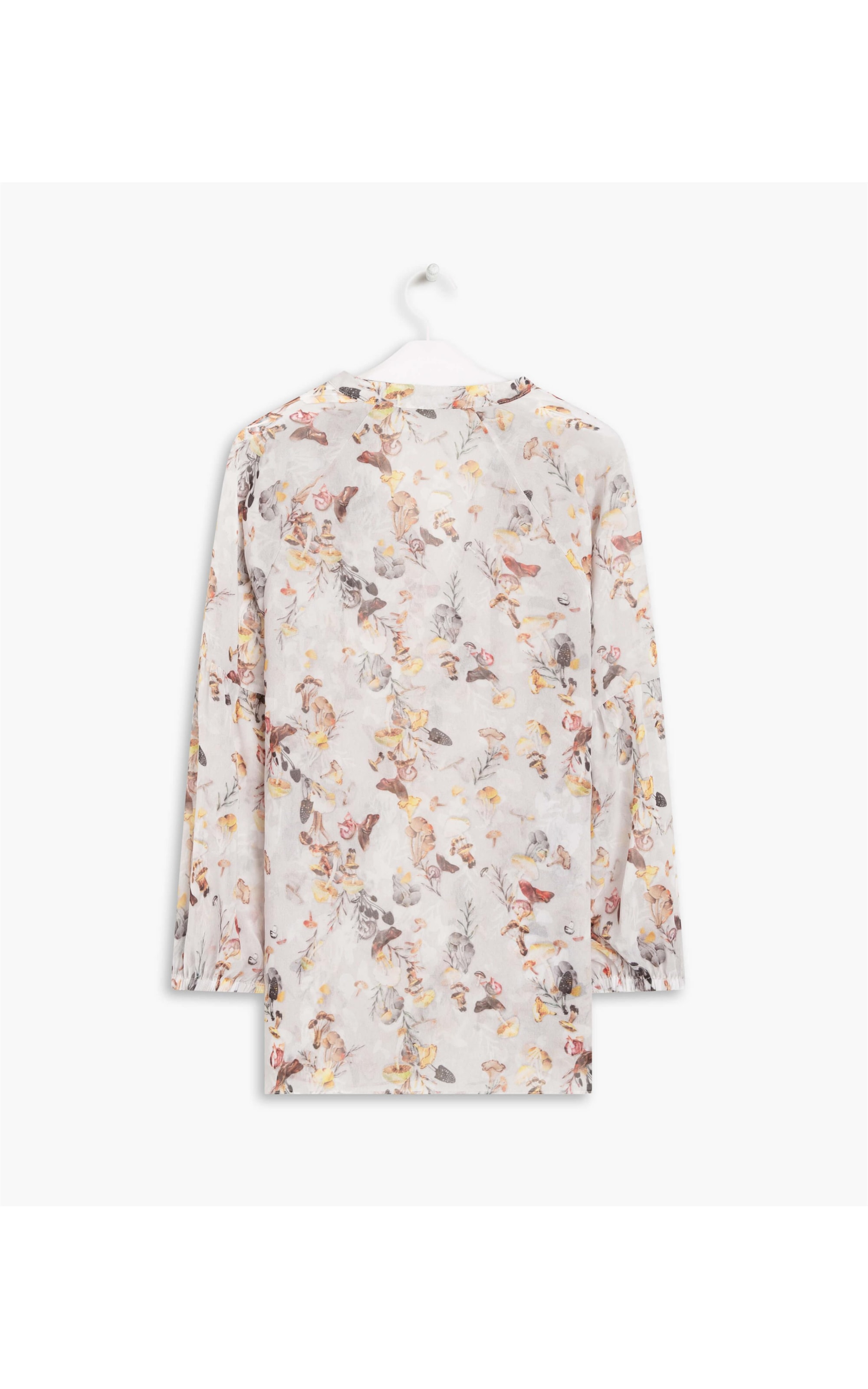 Blusa Cape Est. Flower Drops Natural