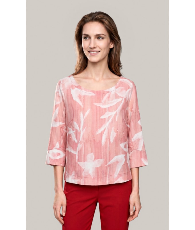 Blusa Capri Colore Linho Blend Terra