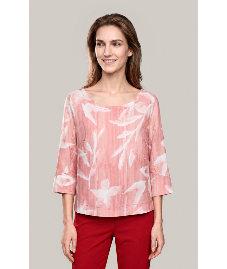 Blusa Capri Colore Linho Blend Terra