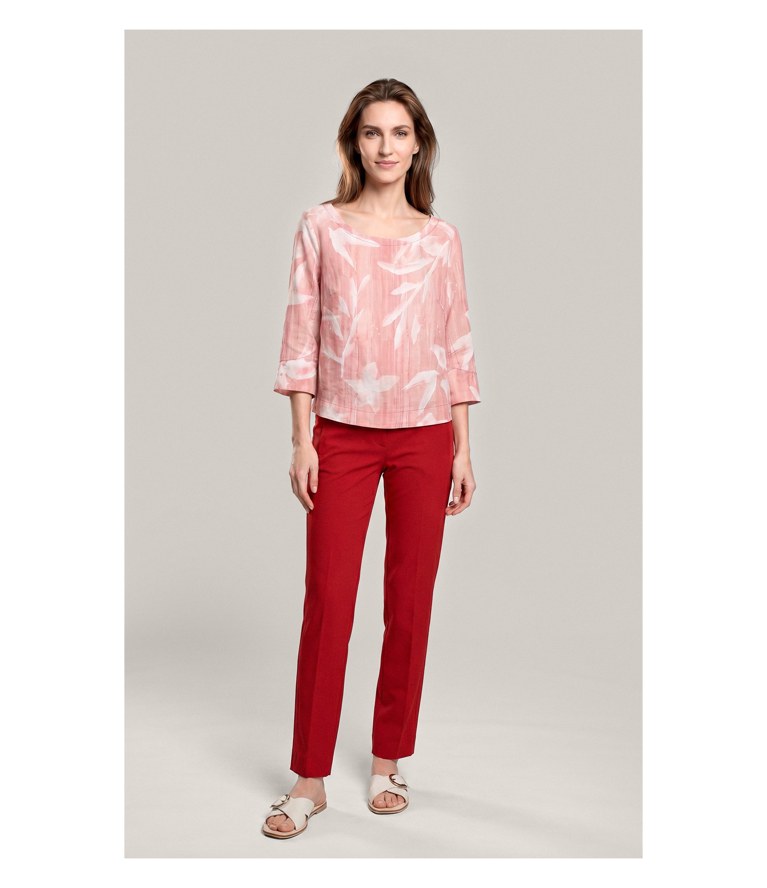 Blusa Capri Colore Linho Blend Terra
