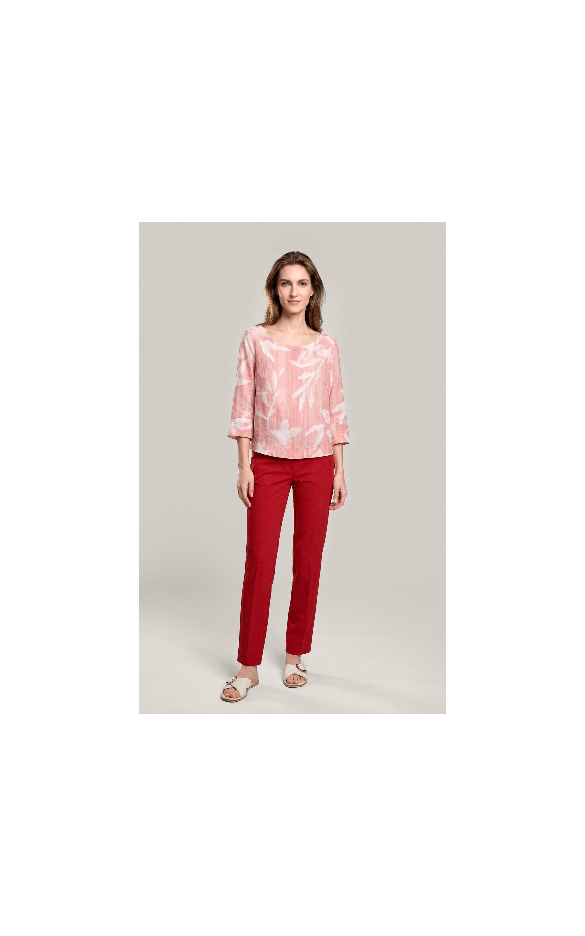 Blusa Capri Colore Linho Blend Terra
