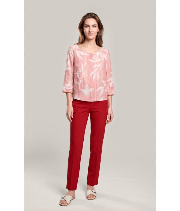 Blusa Capri Colore Linho Blend Terra