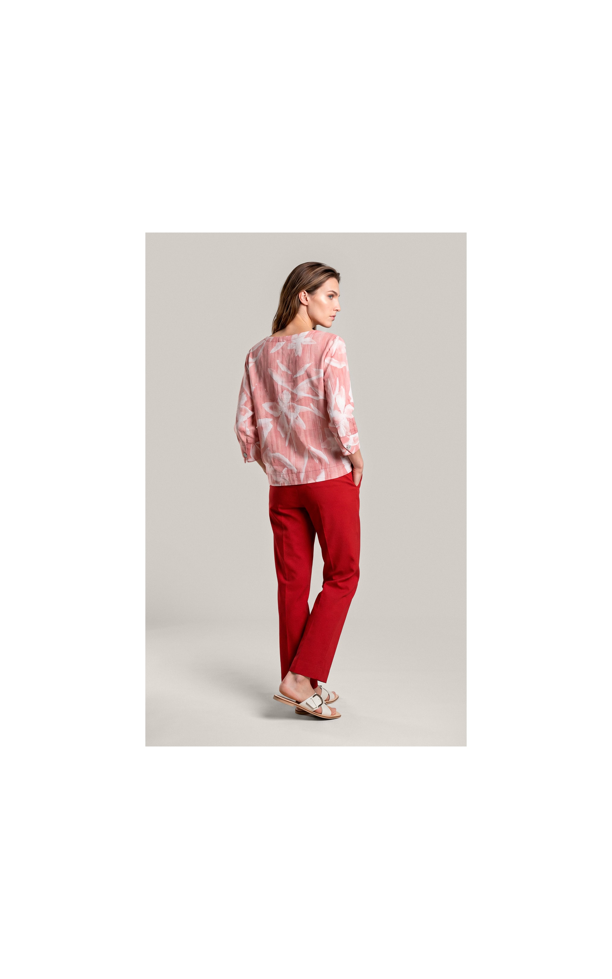 Blusa Capri Colore Linho Blend Terra