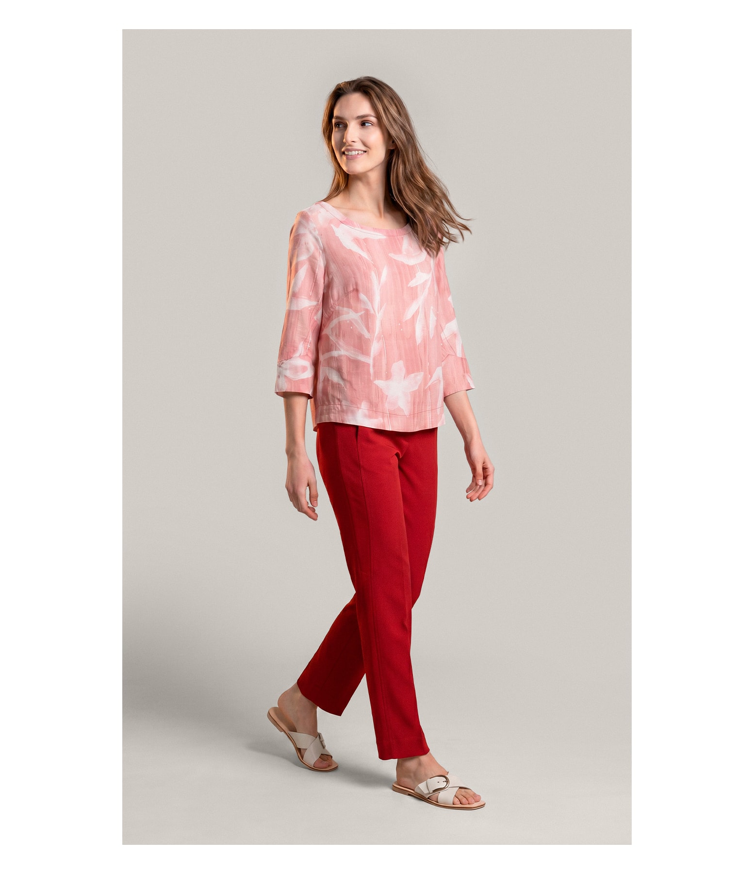 Blusa Capri Colore Linho Blend Terra