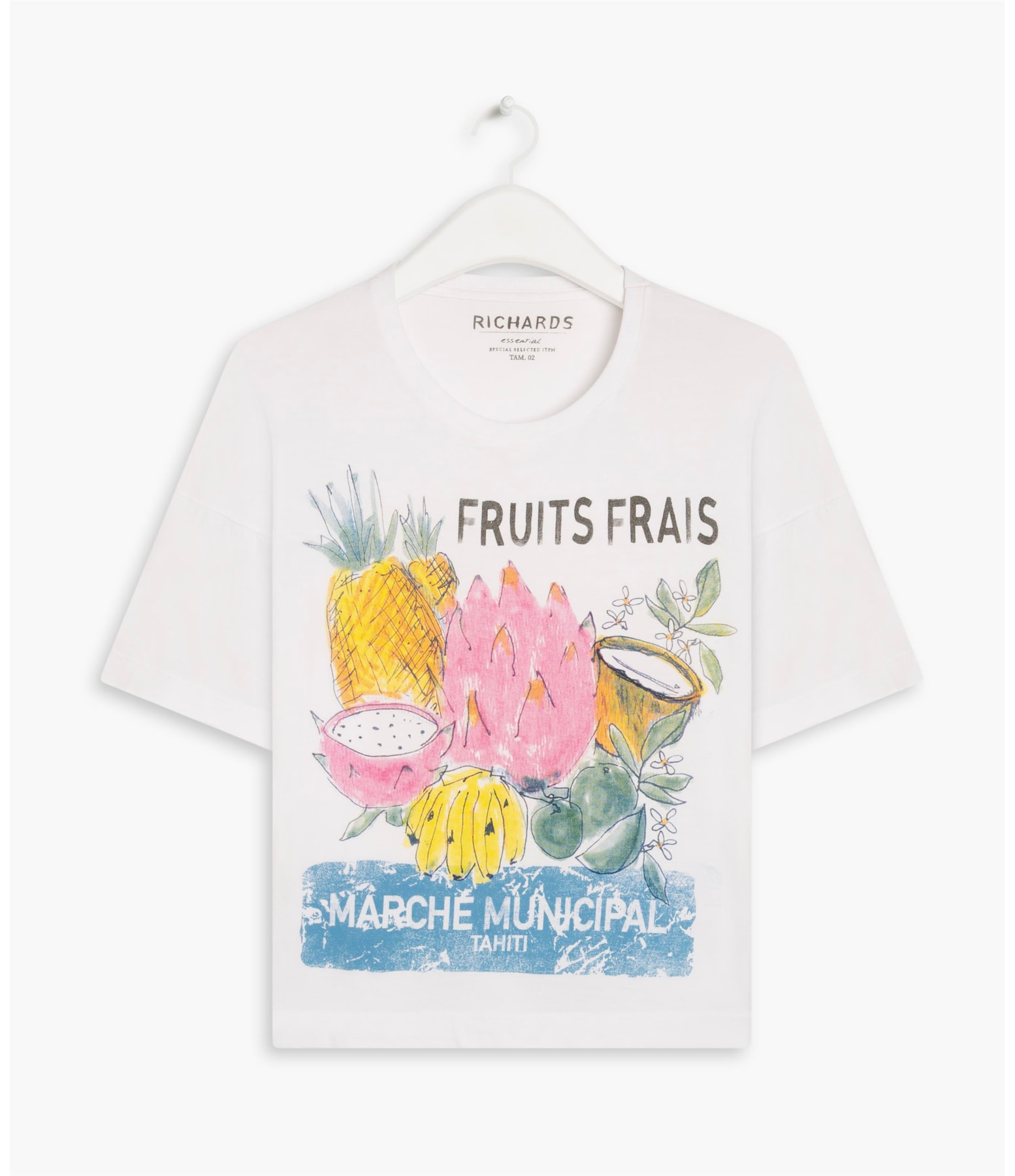 Blusa Cassie Fruits Frais Gd Off White