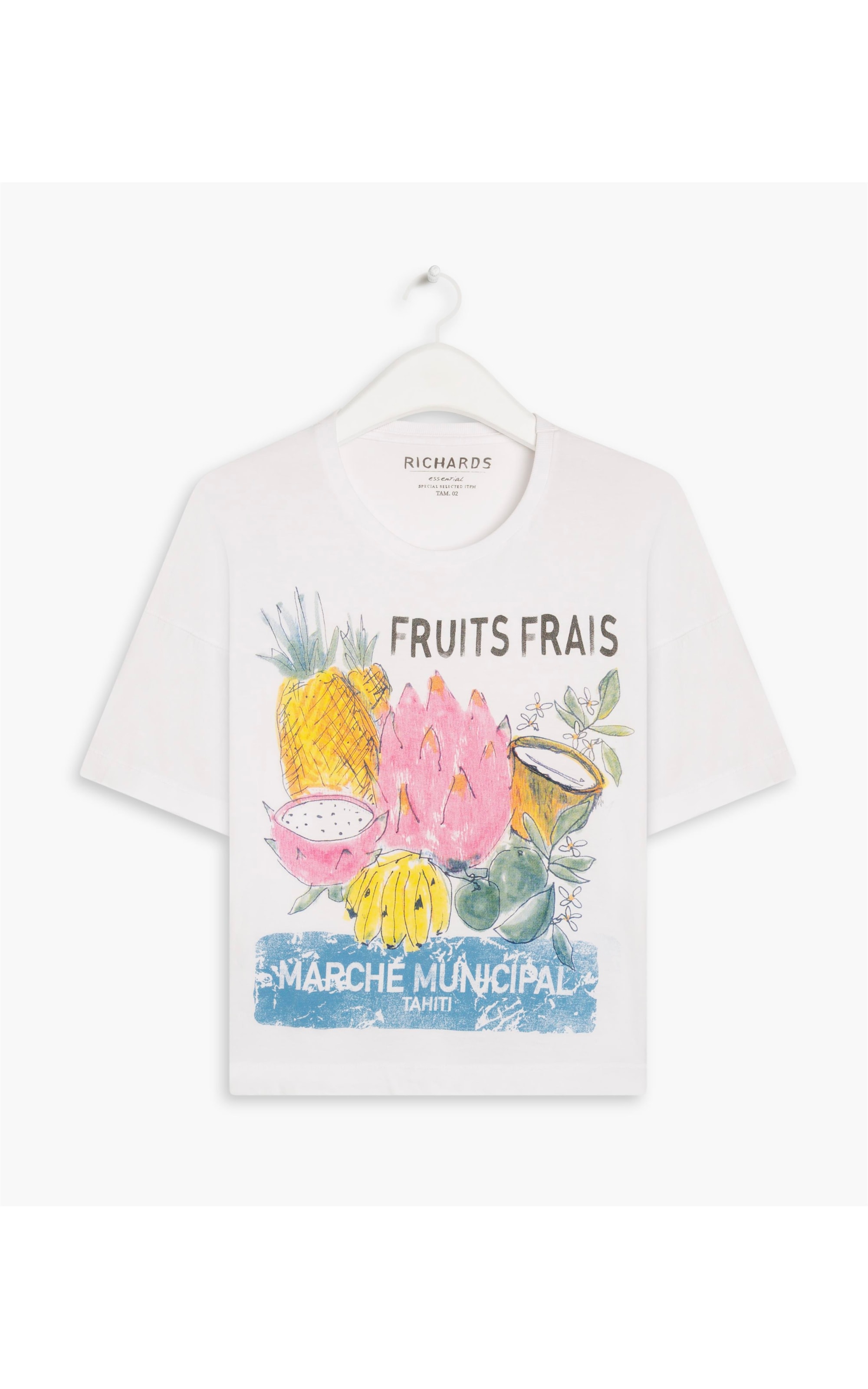 Blusa Cassie Fruits Frais Gd Off White
