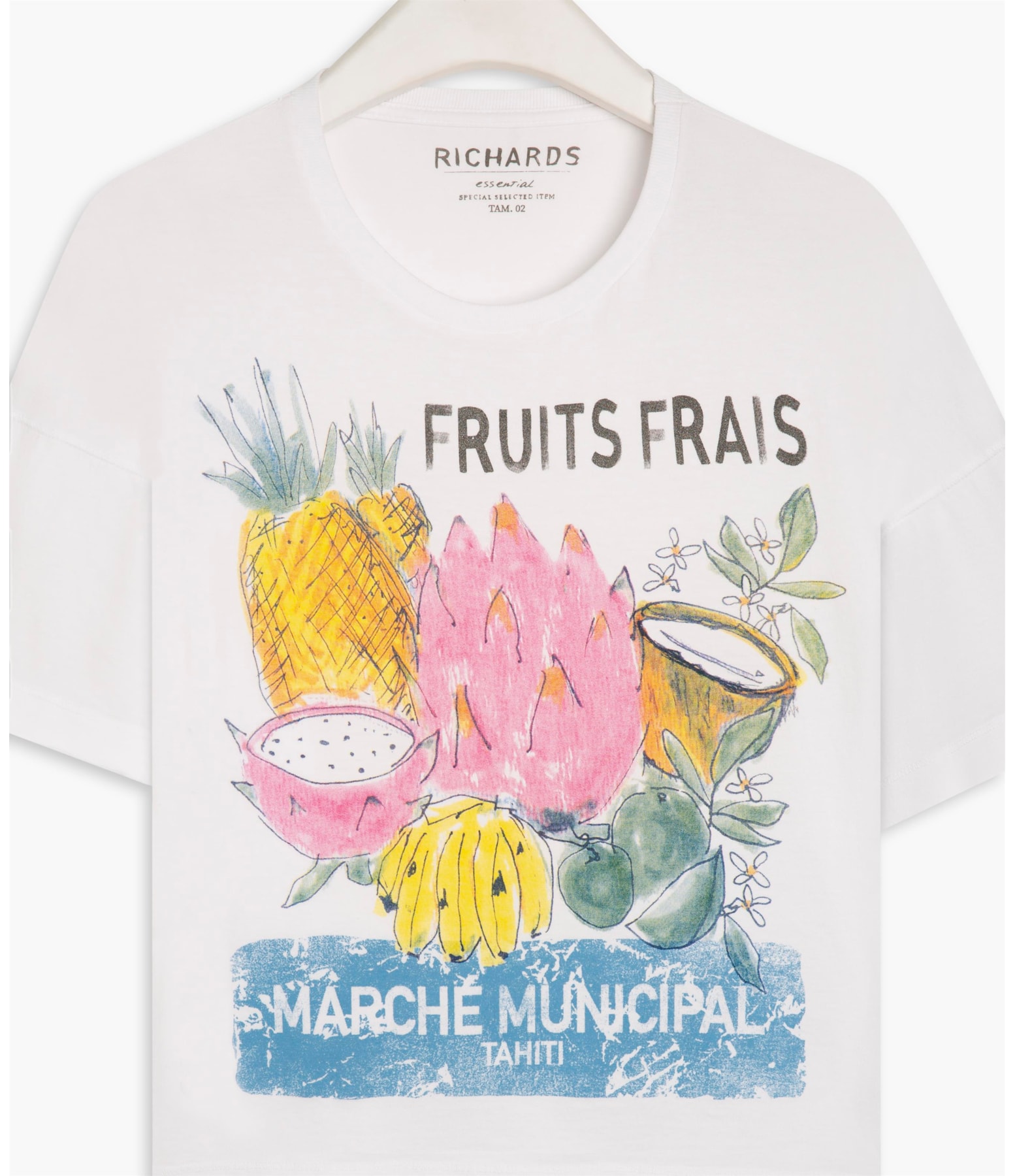 Blusa Cassie Fruits Frais Gd Off White