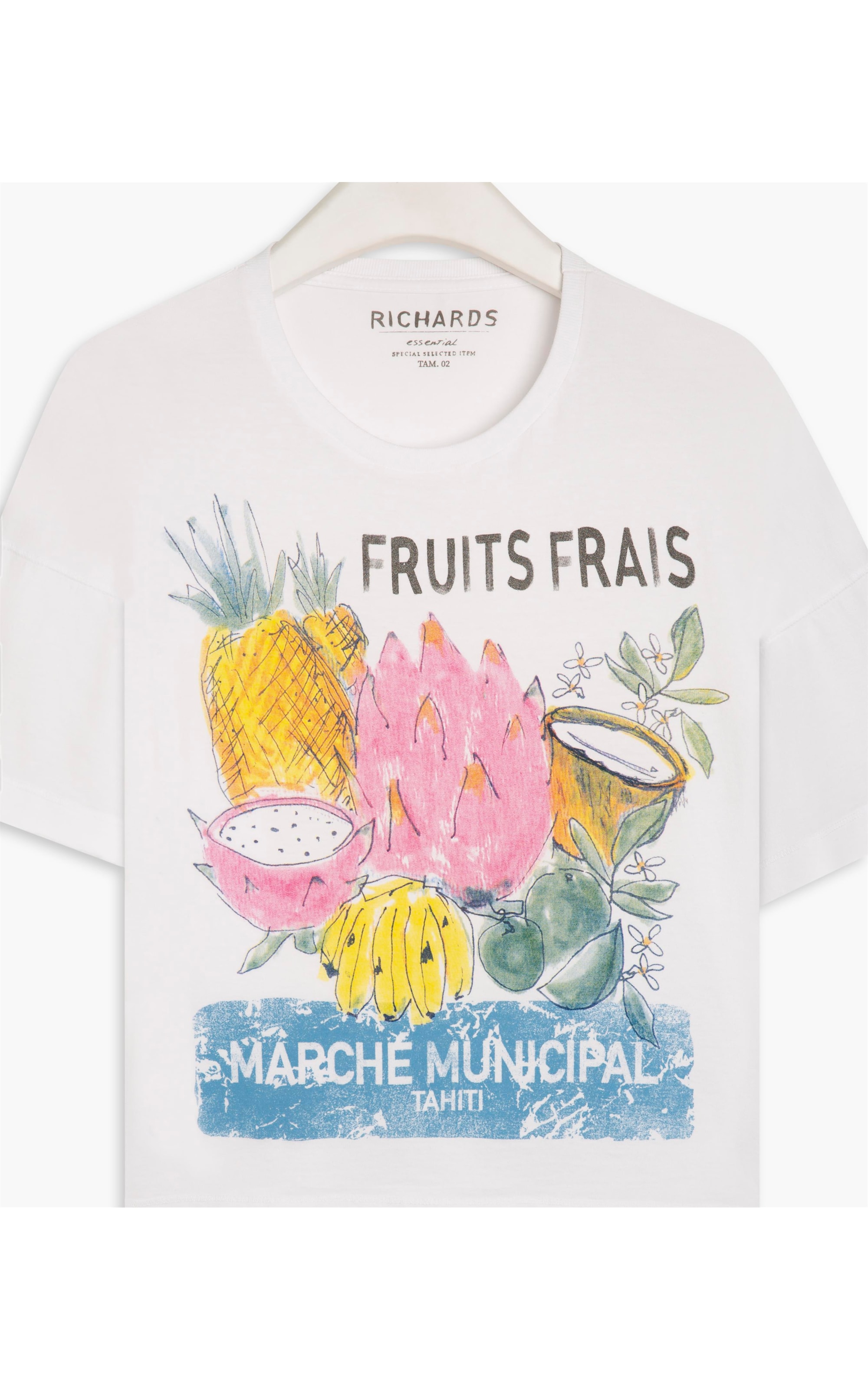 Blusa Cassie Fruits Frais Gd Off White