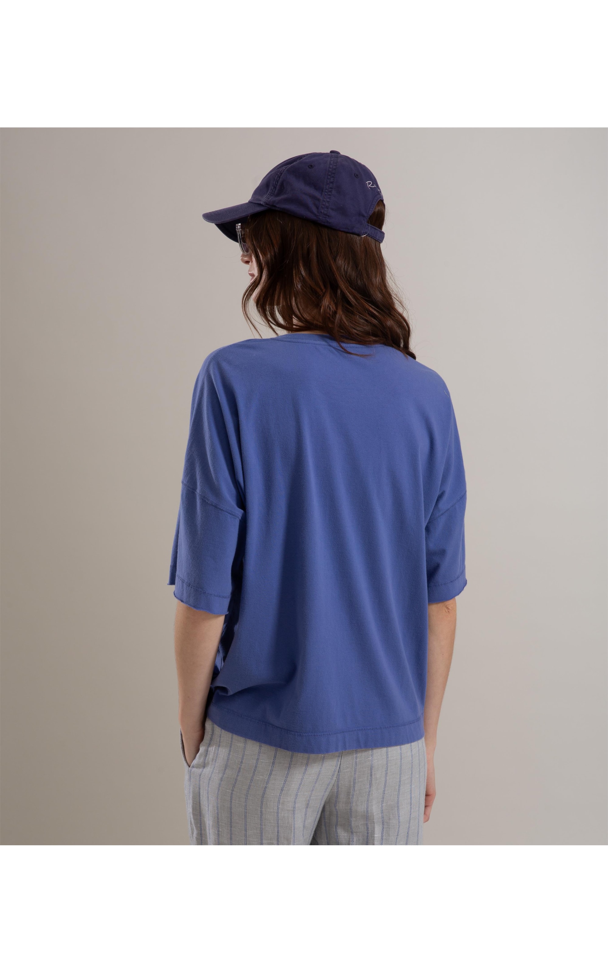 Blusa Cassie Mediterranee Gd Azul Jeans