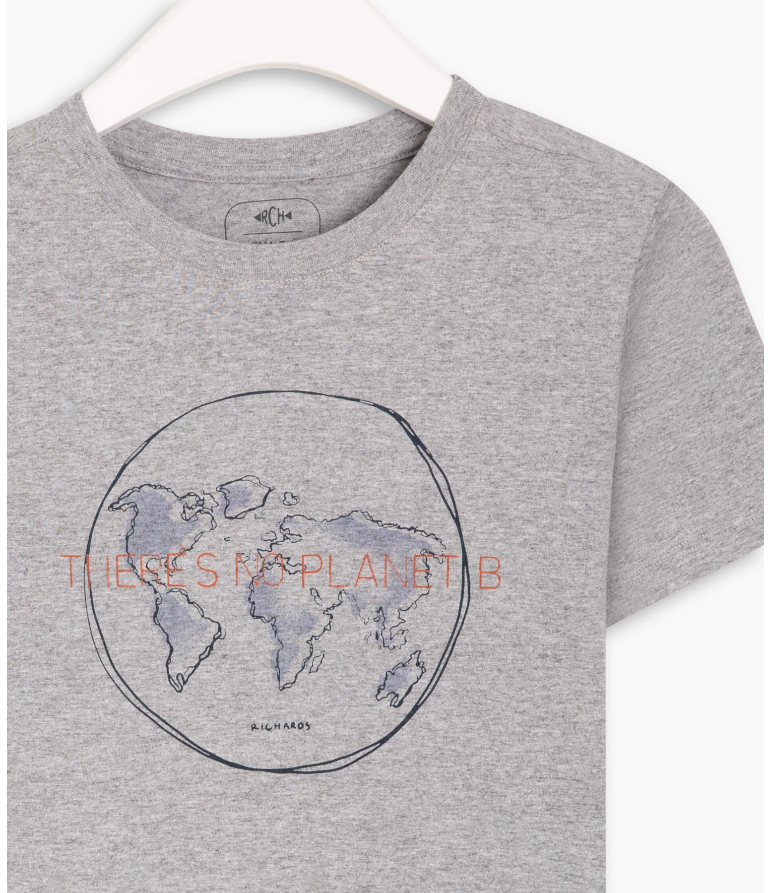  Blusa Ceci Est Planet  Cinza Mescla
