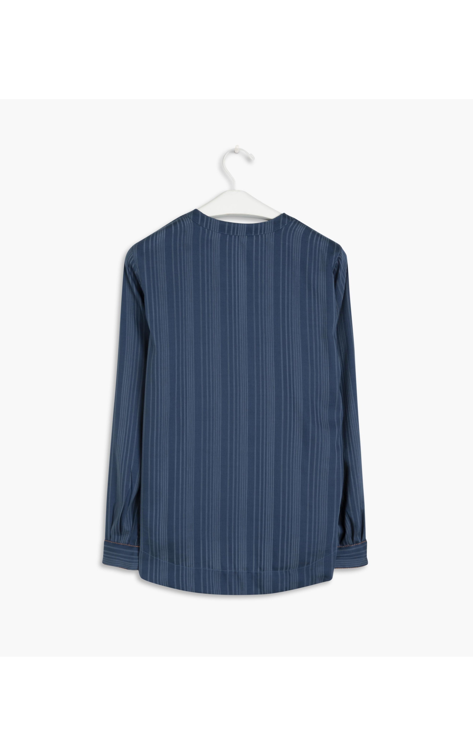 Blusa Como Fluida Seda Ml Verde Jade