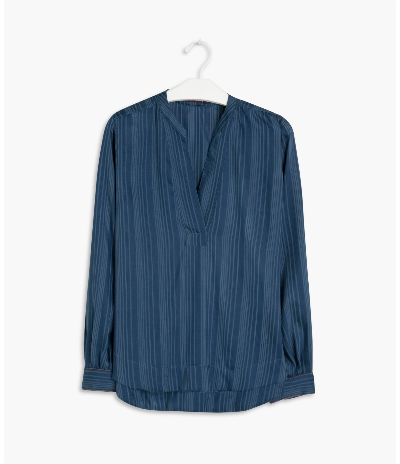 Blusa Como Fluida Seda Ml Verde Jade