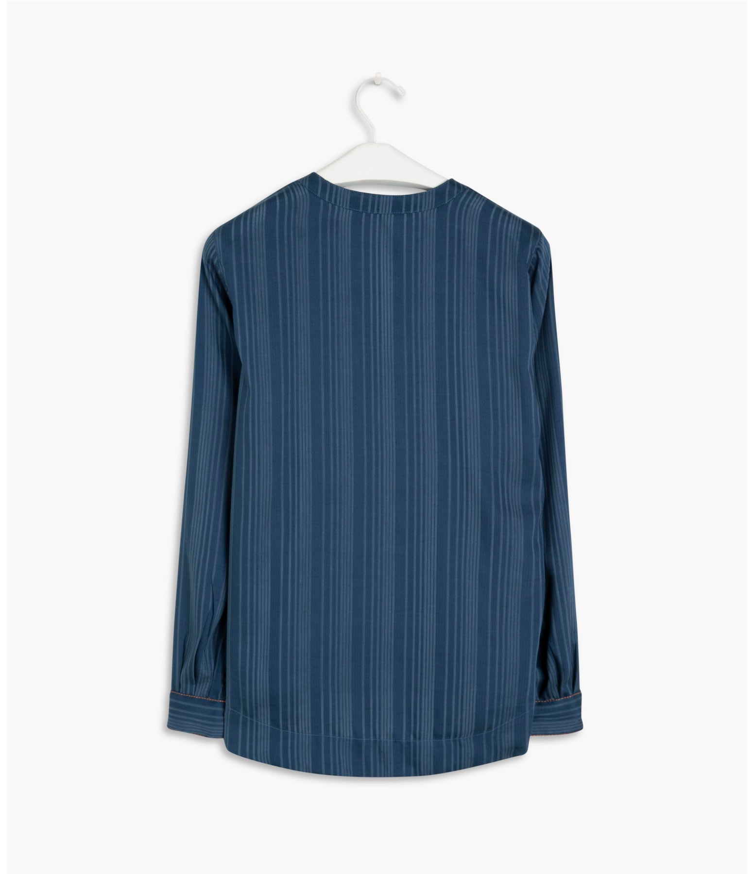 Blusa Como Fluida Seda Ml Verde Jade